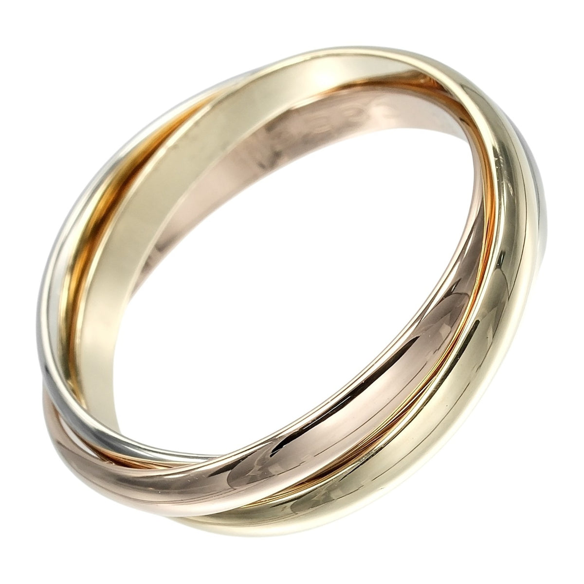 Cartier Trinity Yellow Gold (18K) Pink Gold (18K) White Gold (18K) Band Ring (Pre-Owned)