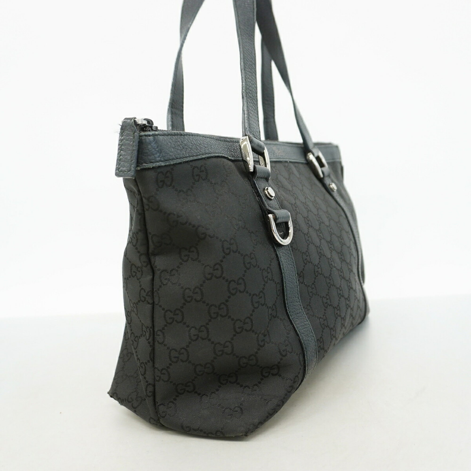Gucci Black Nylon Tote Bag (Pre-Owned)