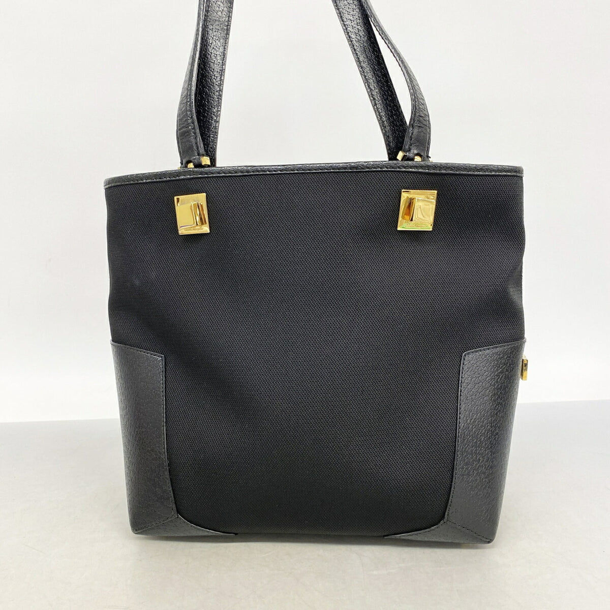 Salvatore Ferragamo Black Nylon Tote Bag (Pre-Owned)