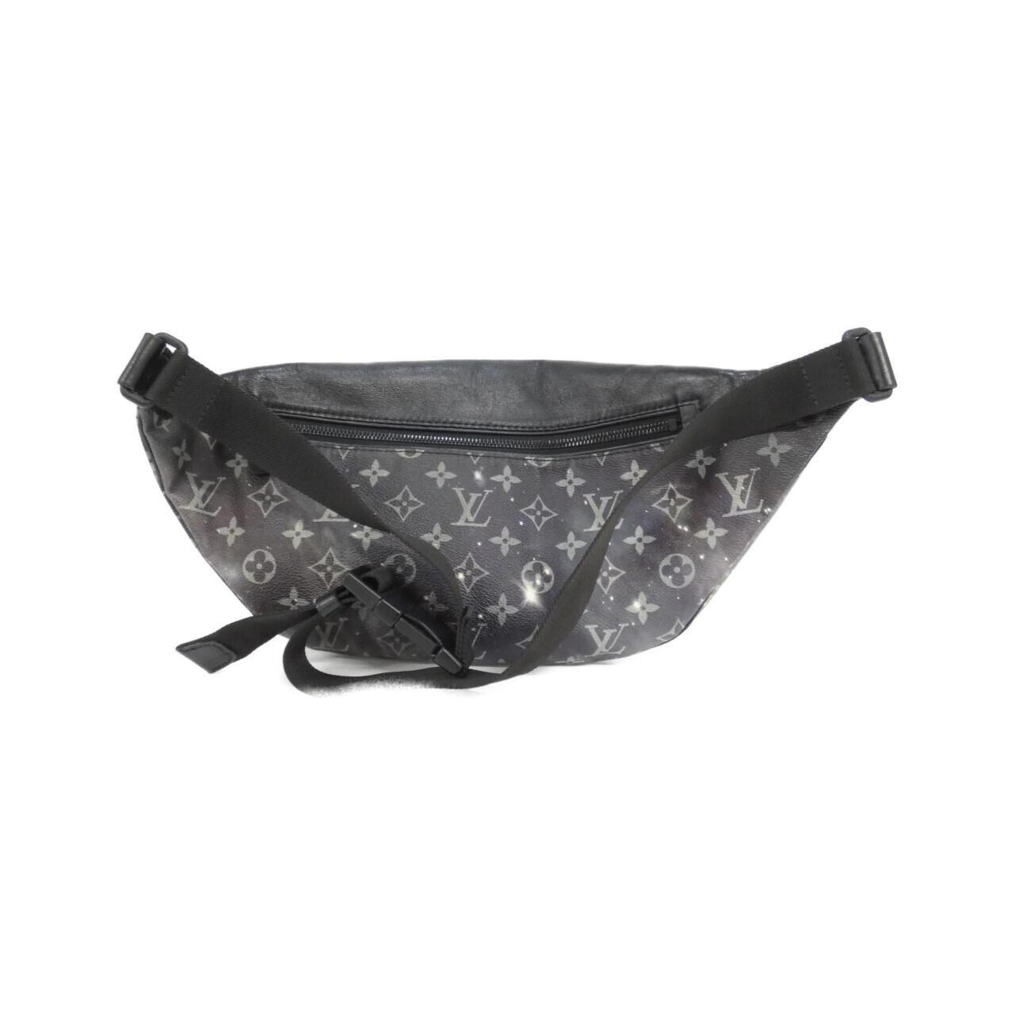 Louis Vuitton Black Coated Canvas Shoulder Bag (Pre-Owned)