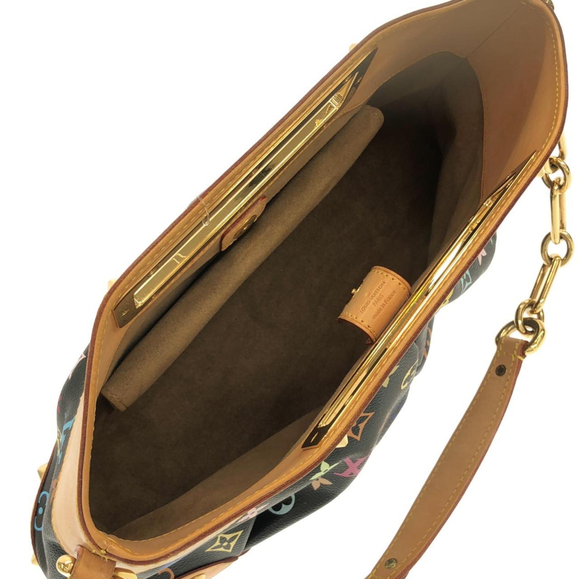 Louis Vuitton Black Coated Canvas Handbag (Pre-Owned)