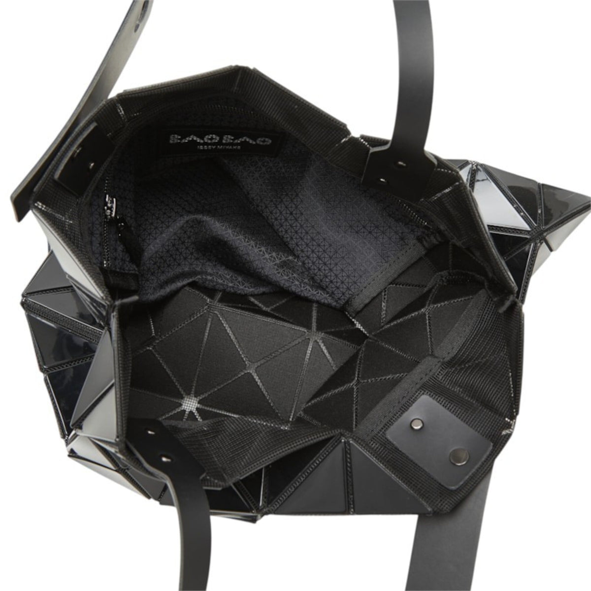 Issey Miyake Black Pvc Shoulder Bag Tote Bag (Pre-Owned)