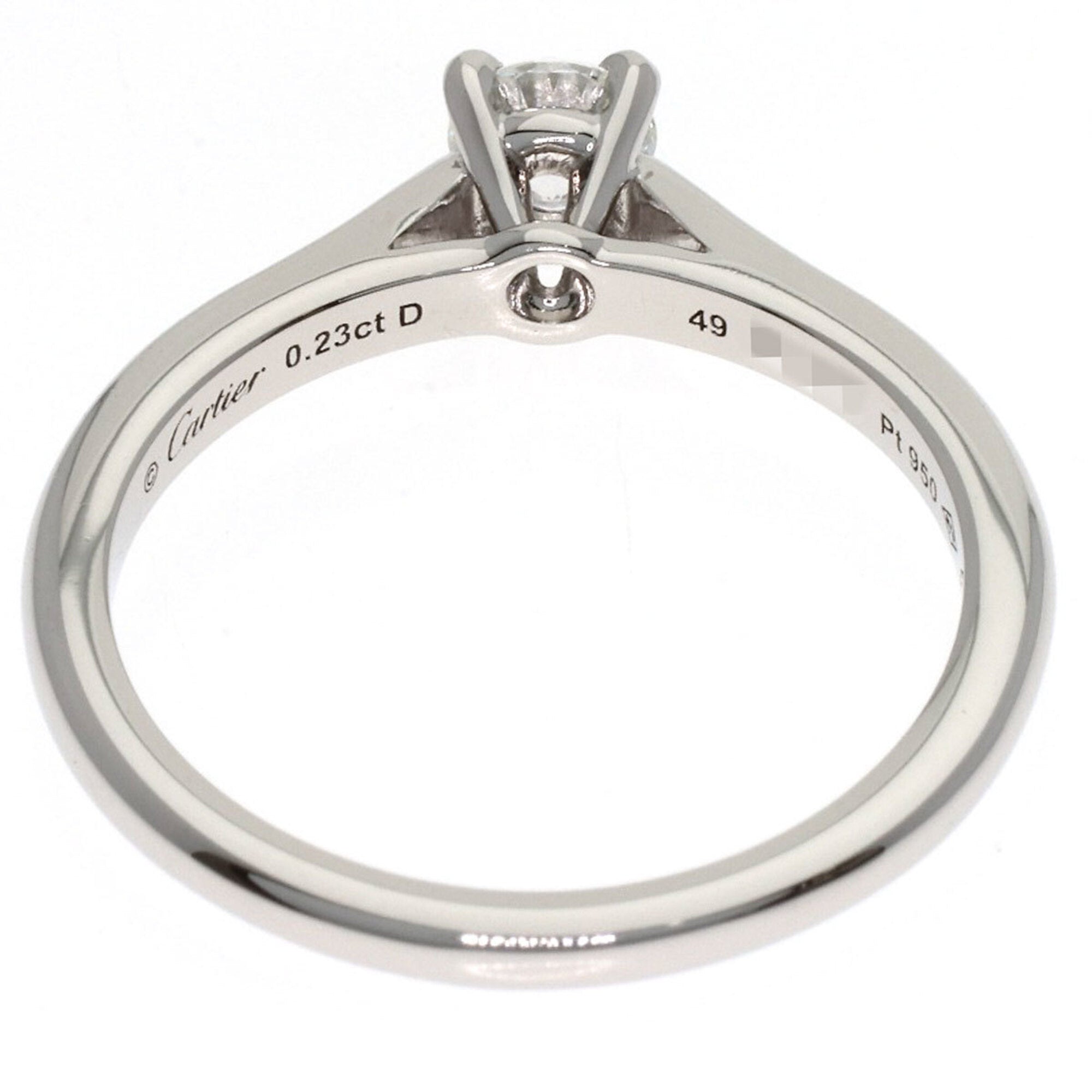 Cartier Platinum 950 Band Ring (Pre-Owned)