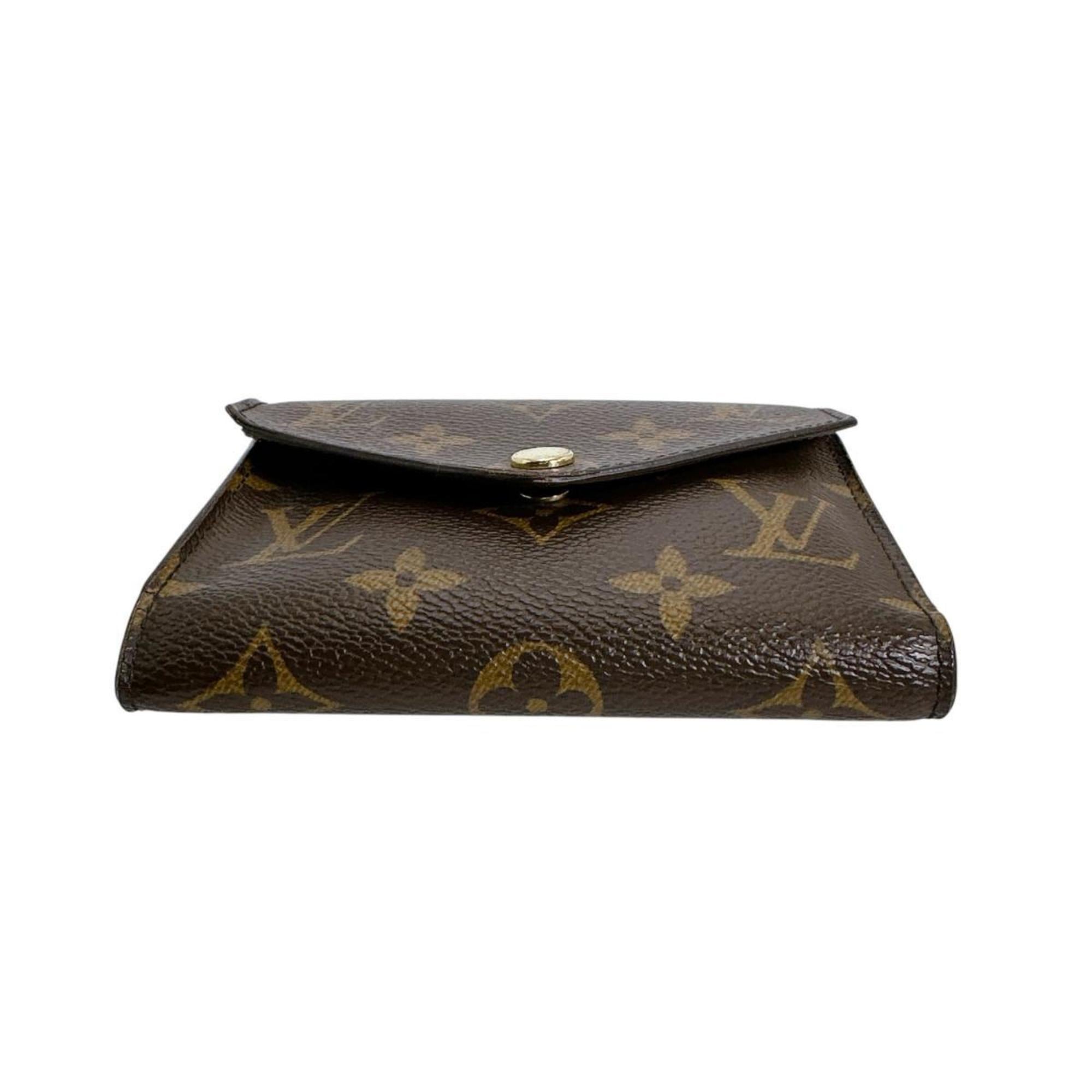 Louis Vuitton Monogram Brown Monogram Wallet (Tri-Fold) (Pre-Owned)