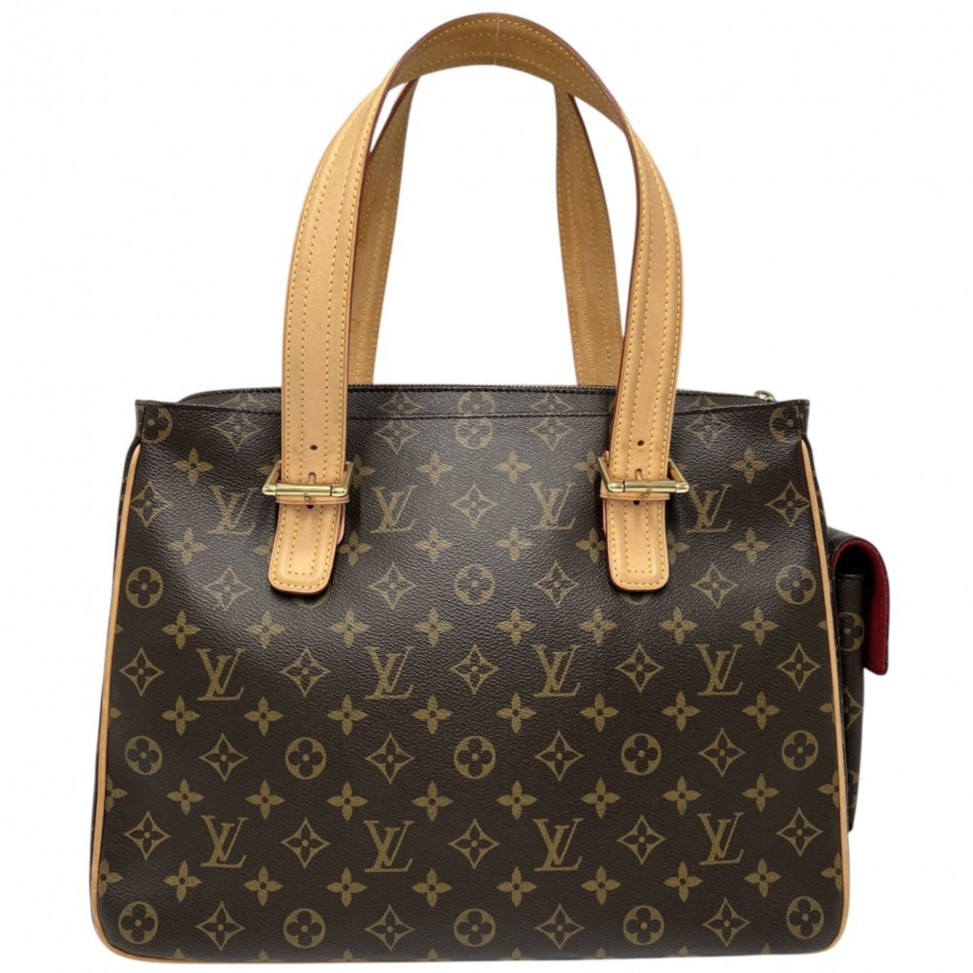Louis Vuitton Brown Monogram Canvas Handbag Tote Bag (Pre-Owned)