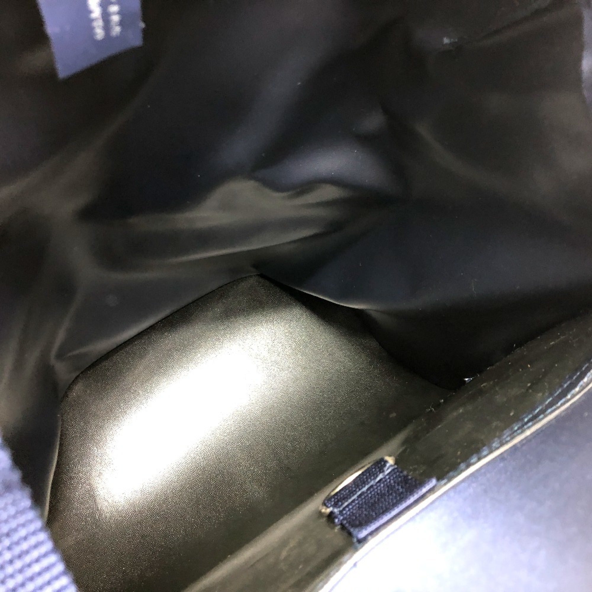 Hermes Blue Canvas Backpack (Pre-Owned)