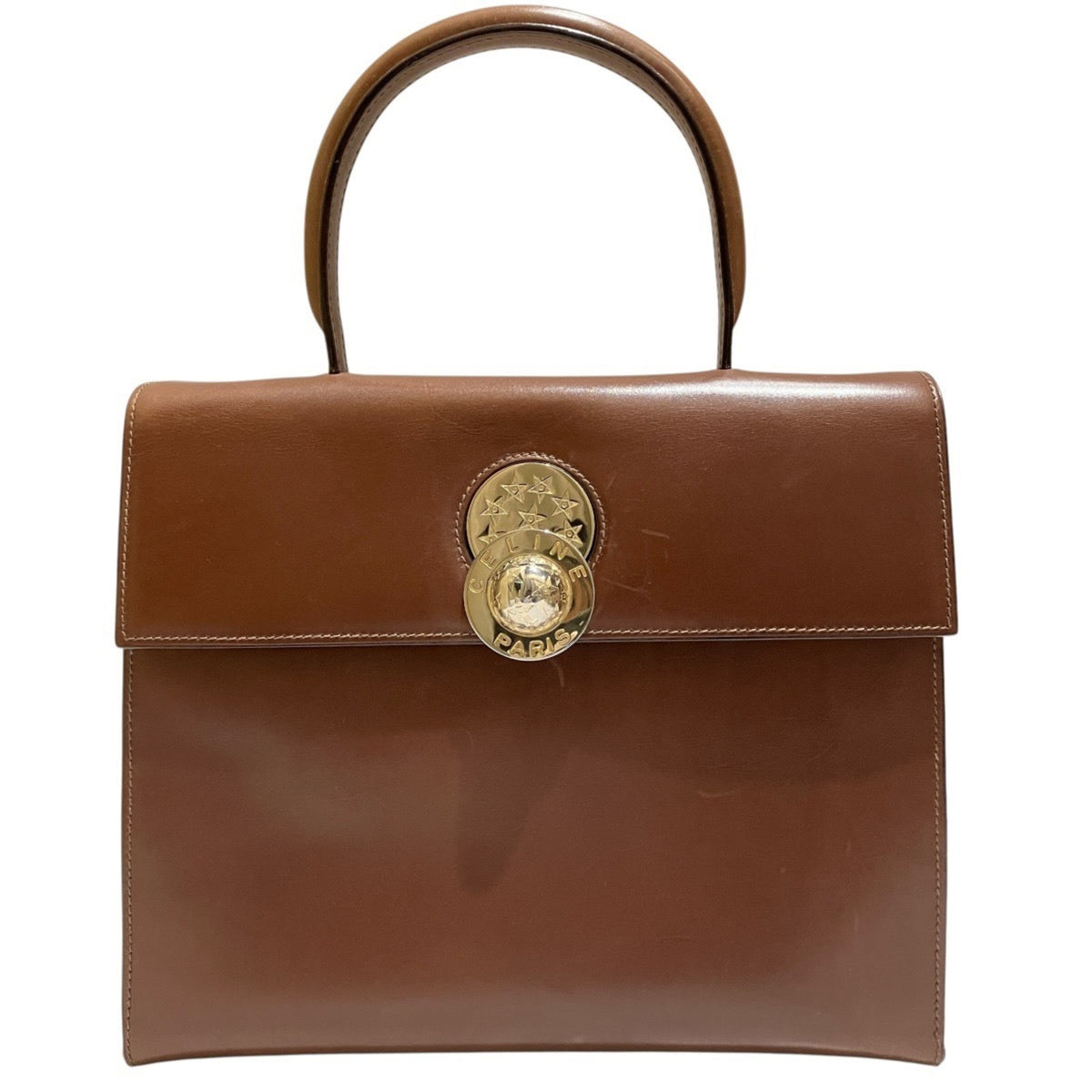 Celine Brown Leather Handbag (Pre-Owned)
