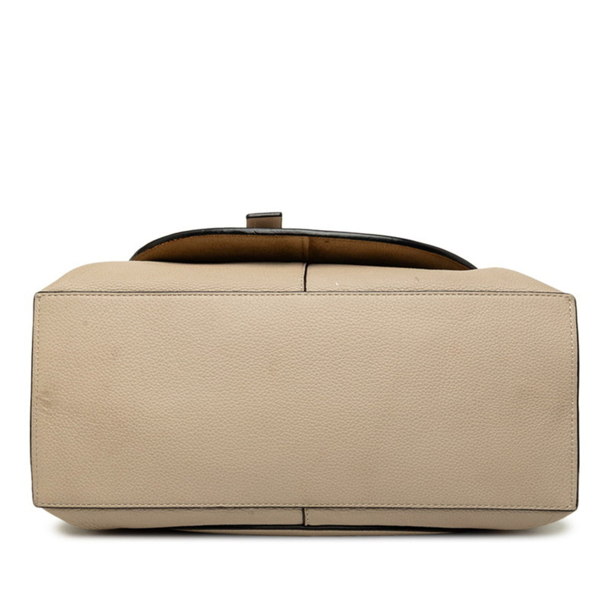 Loewe Beige Leather Handbag Shoulder Bag (Pre-Owned)