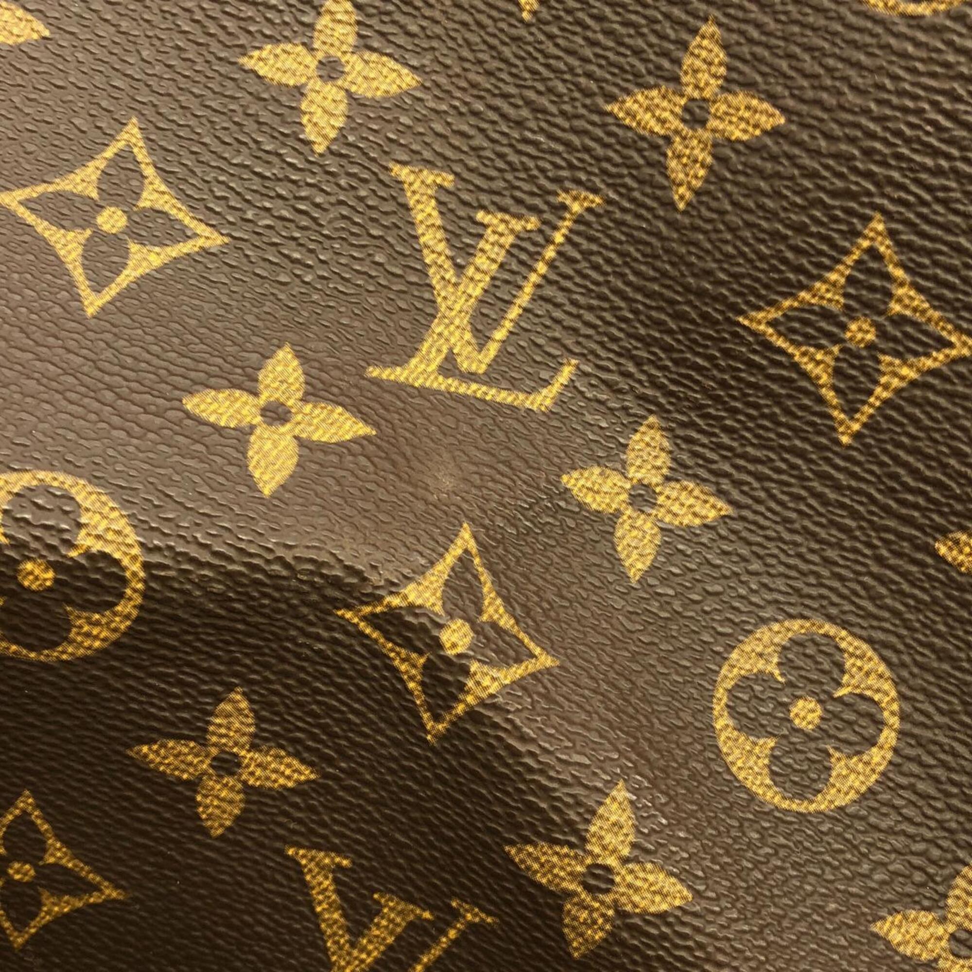 Louis Vuitton Marron Coated Canvas Boston Bag (Pre-Owned)