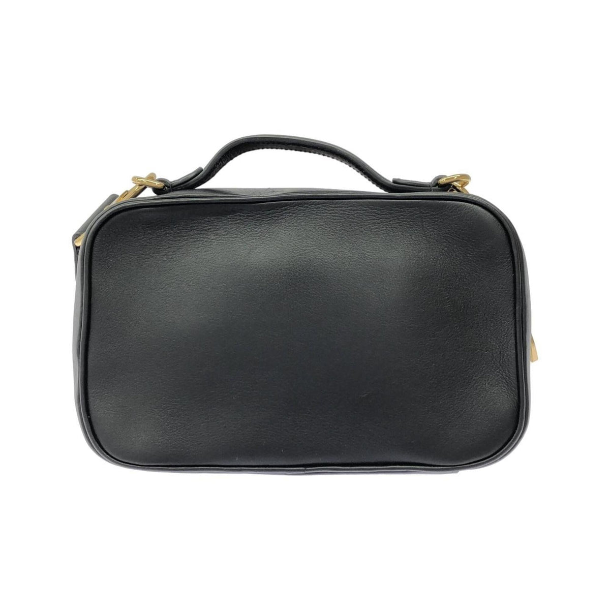 Louis Vuitton Black Leather Pouch Shoulder Bag (Pre-Owned)