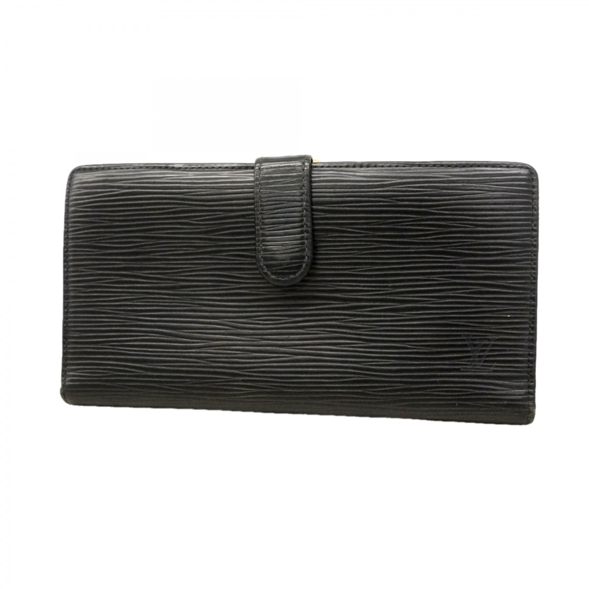 Louis Vuitton Noir Long Wallet (Bi-Fold) (Pre-Owned)