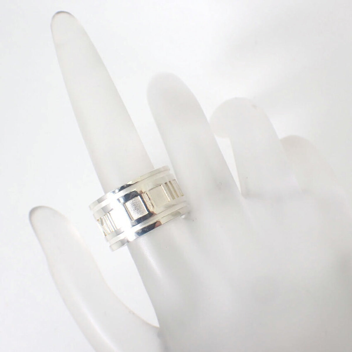 Tiffany Sterling Silver 925 Band Ring (Pre-Owned)