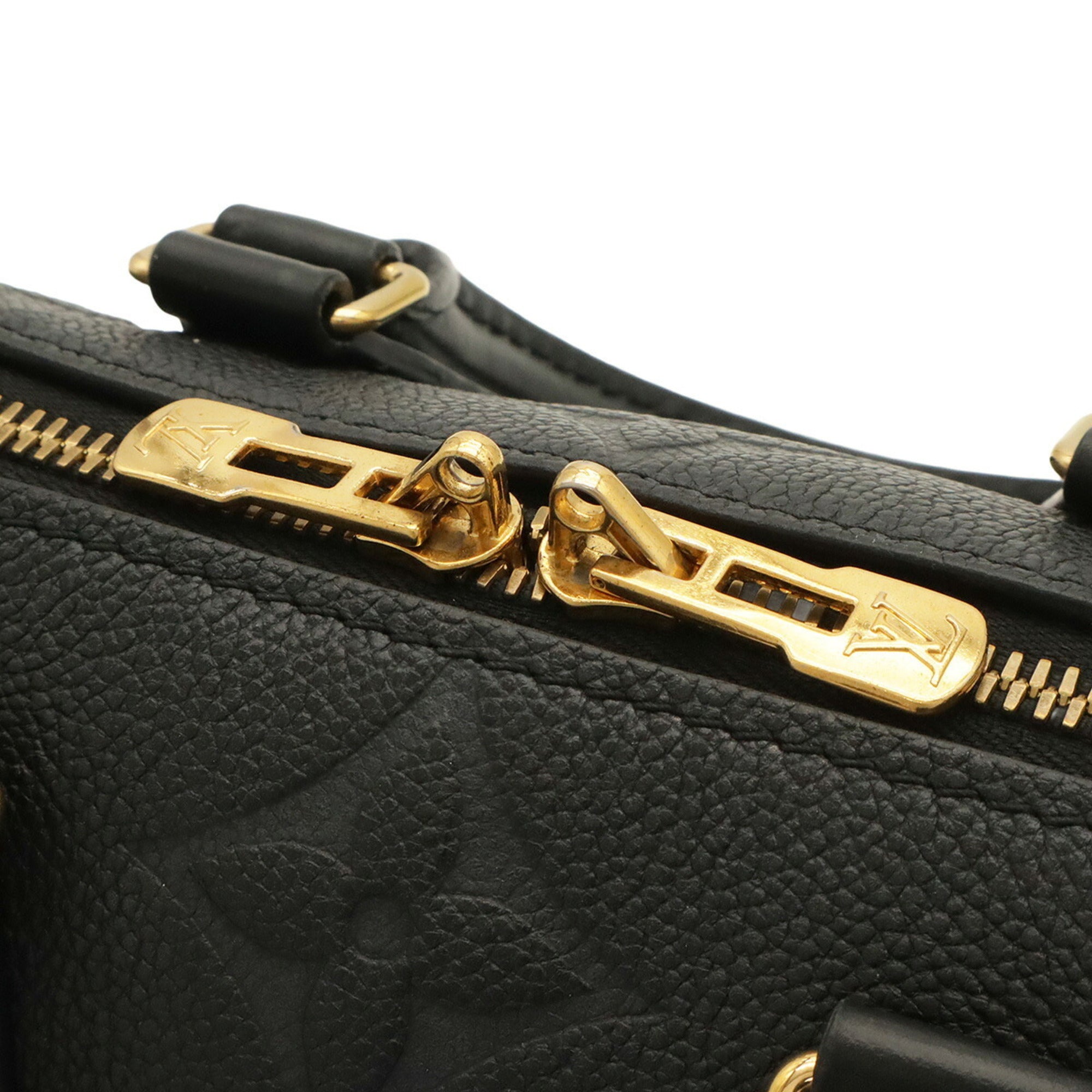 Louis Vuitton Noir Monogram Empreinte Leather Handbag Shoulder Bag (Pre-Owned)