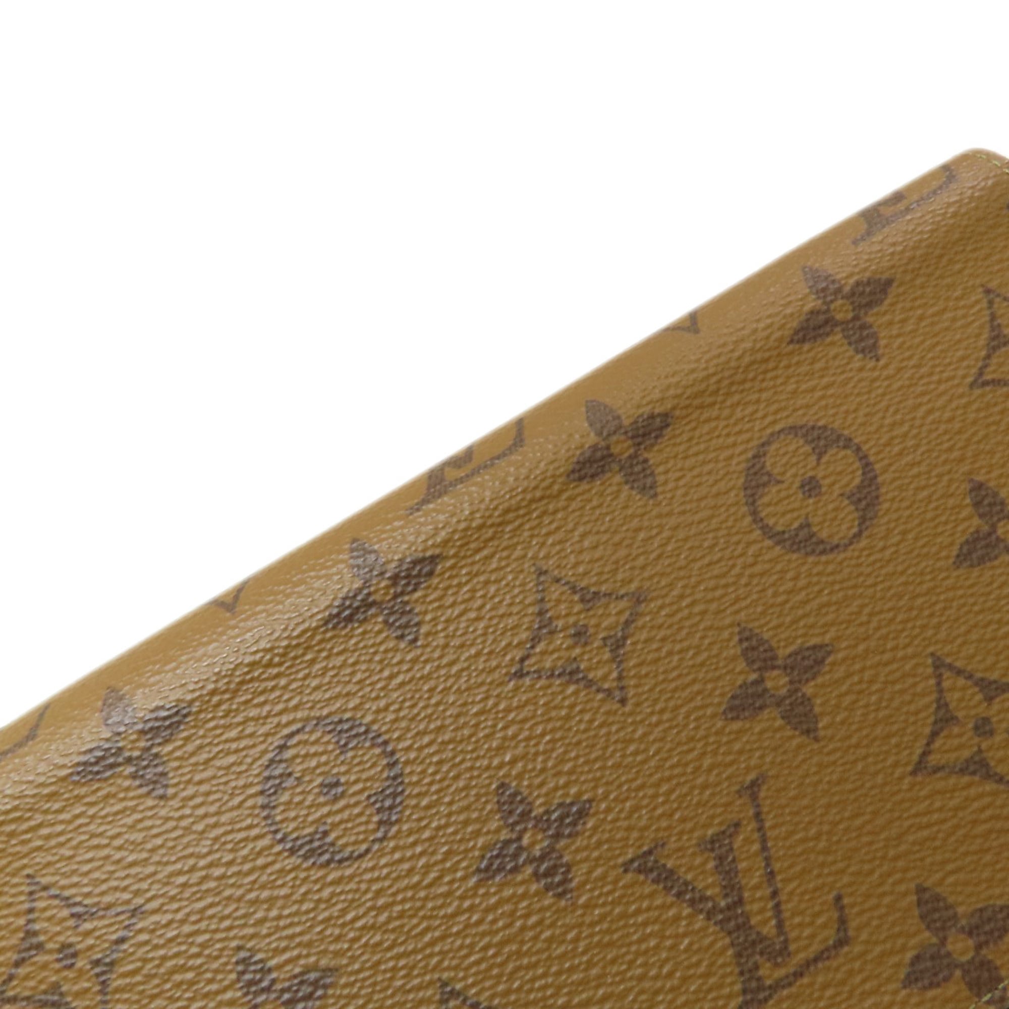 Louis Vuitton Black Monogram Reverse Monogram Reverse Long Wallet (Bi-Fold) (Pre-Owned)