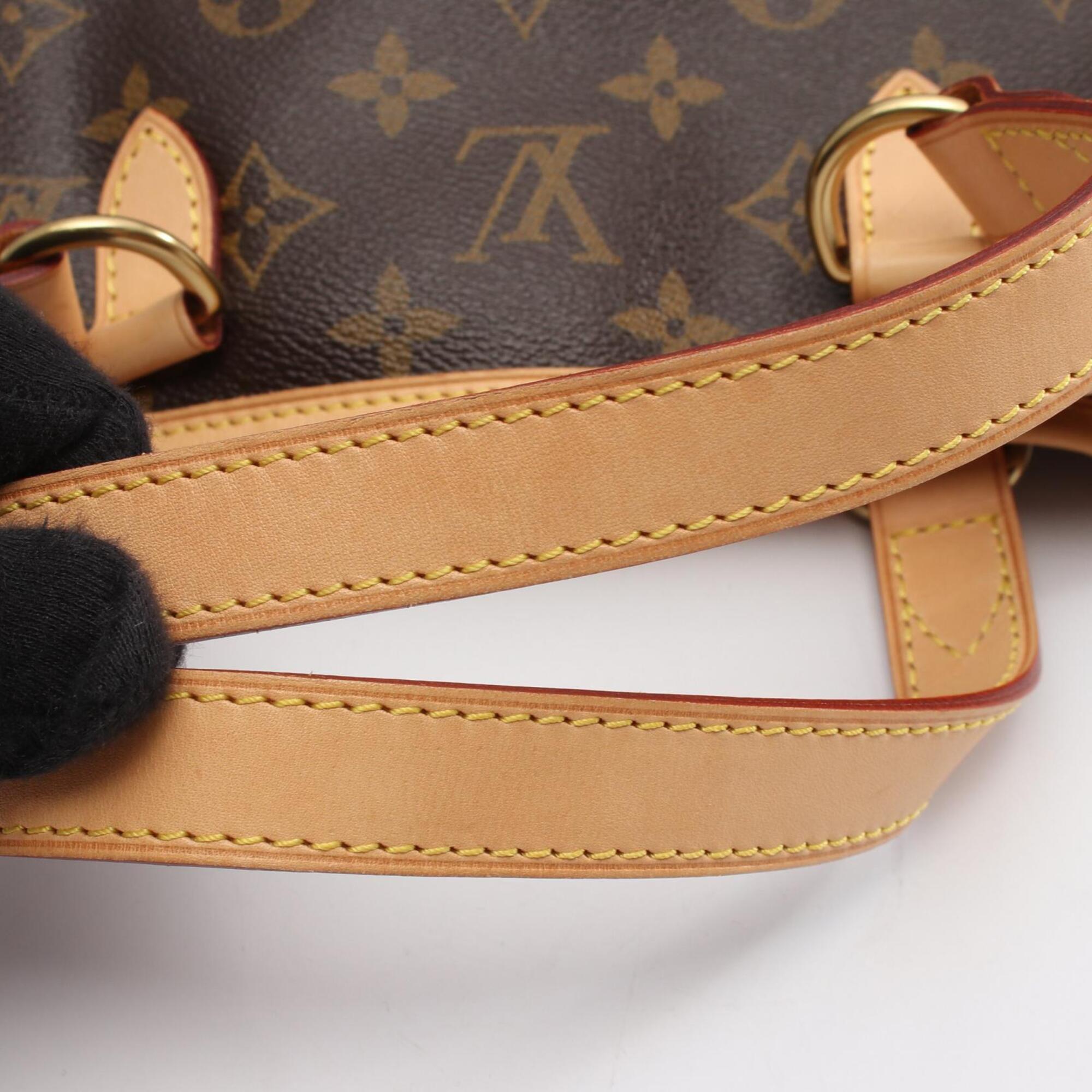 Louis Vuitton Brown Coated Canvas Leather Handbag (Pre-Owned)
