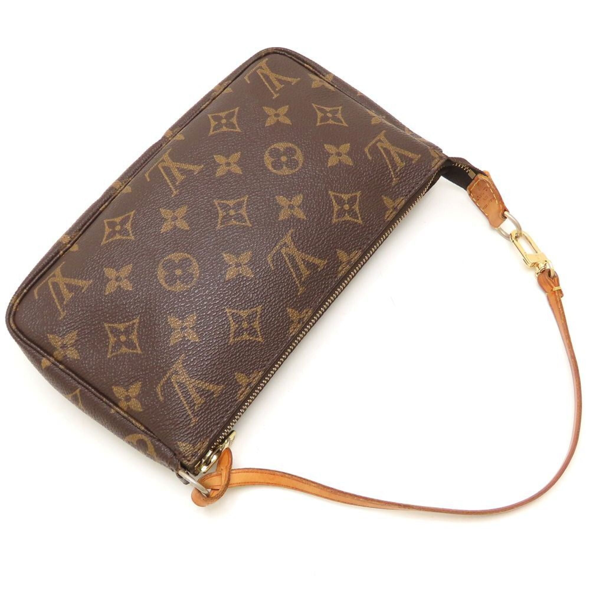 Louis Vuitton Brown Monogram Monogram Handbag Pochette (Pre-Owned)