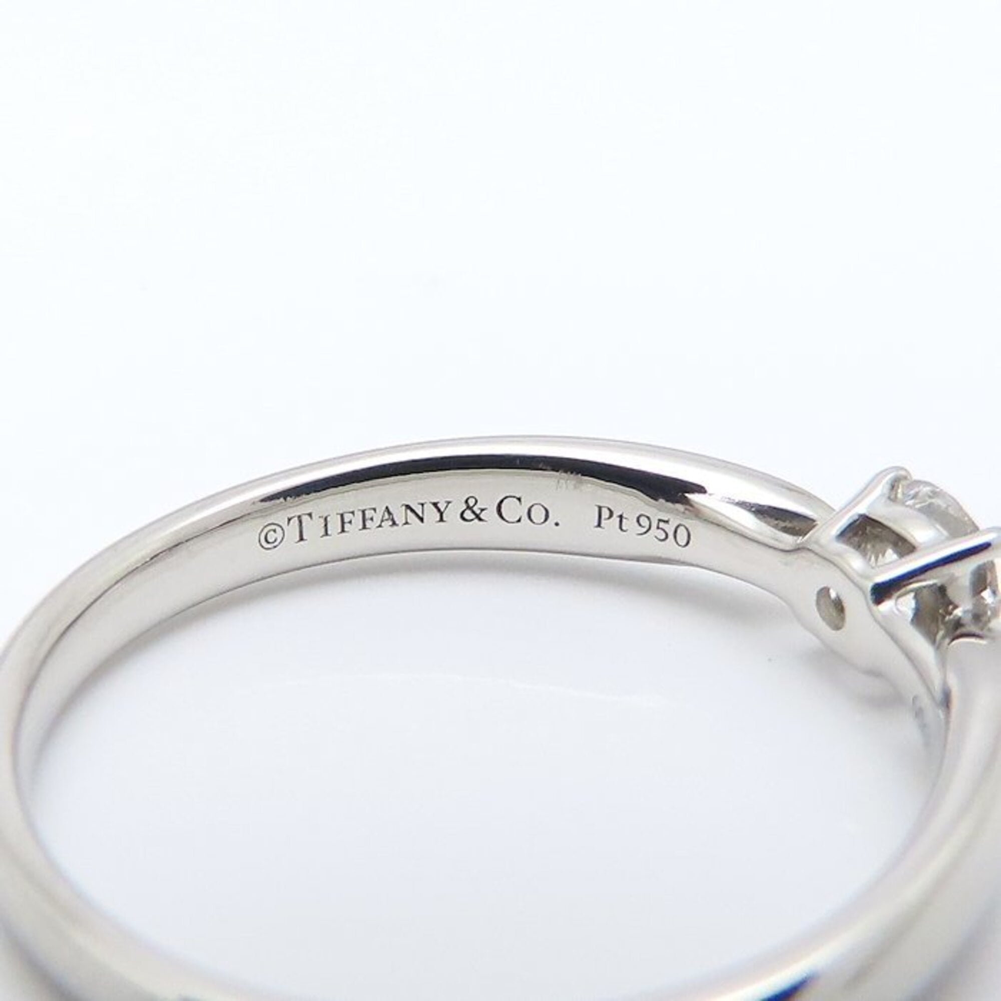 Tiffany Platinum 950 Band Ring (Pre-Owned)