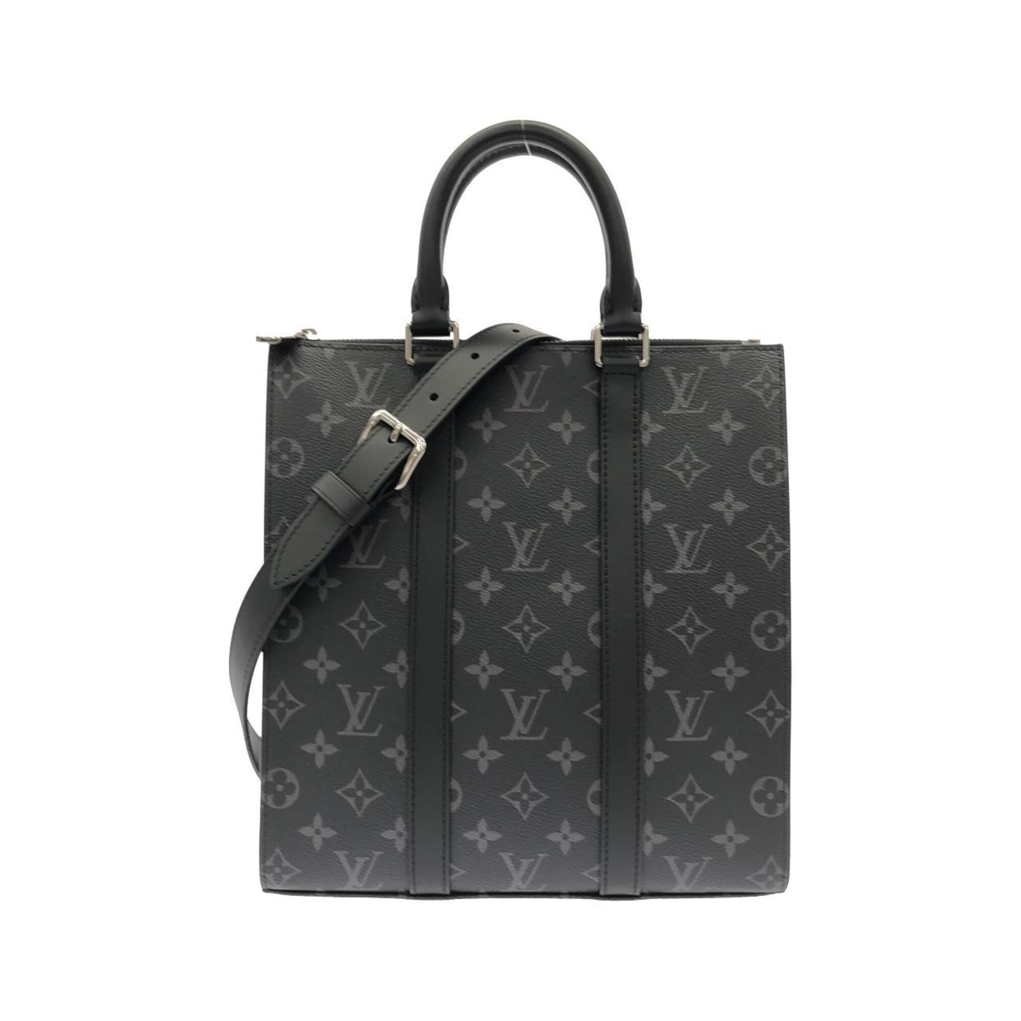 Louis Vuitton Monogram Eclipse Black Coated Canvas Handbag (Pre-Owned)