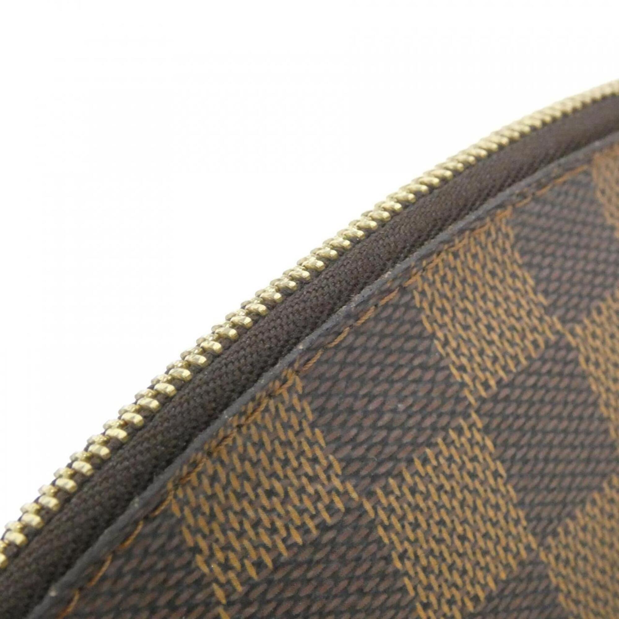 Louis Vuitton Ebene Coated Canvas Handbag Pochette Pouch (Pre-Owned)