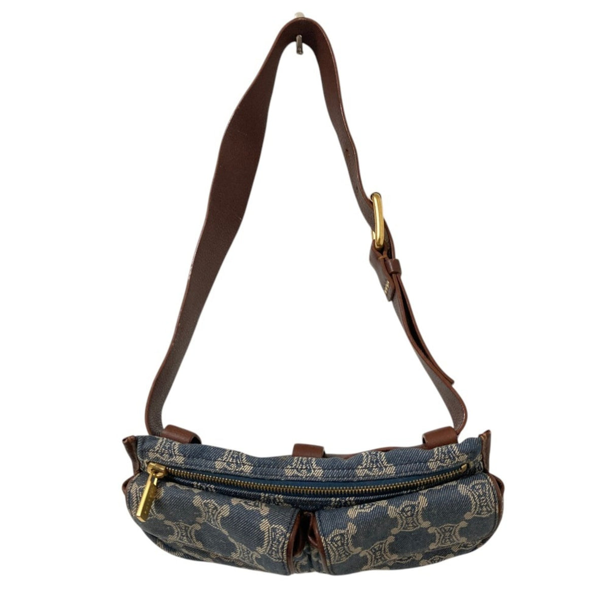 Celine Macadam Blue Denim Fanny Pack (Pre-Owned)