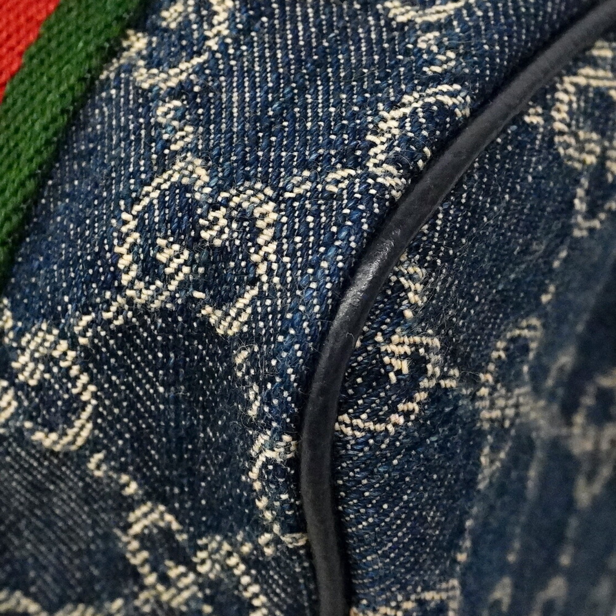 Gucci Blue Denim Handbag (Pre-Owned)