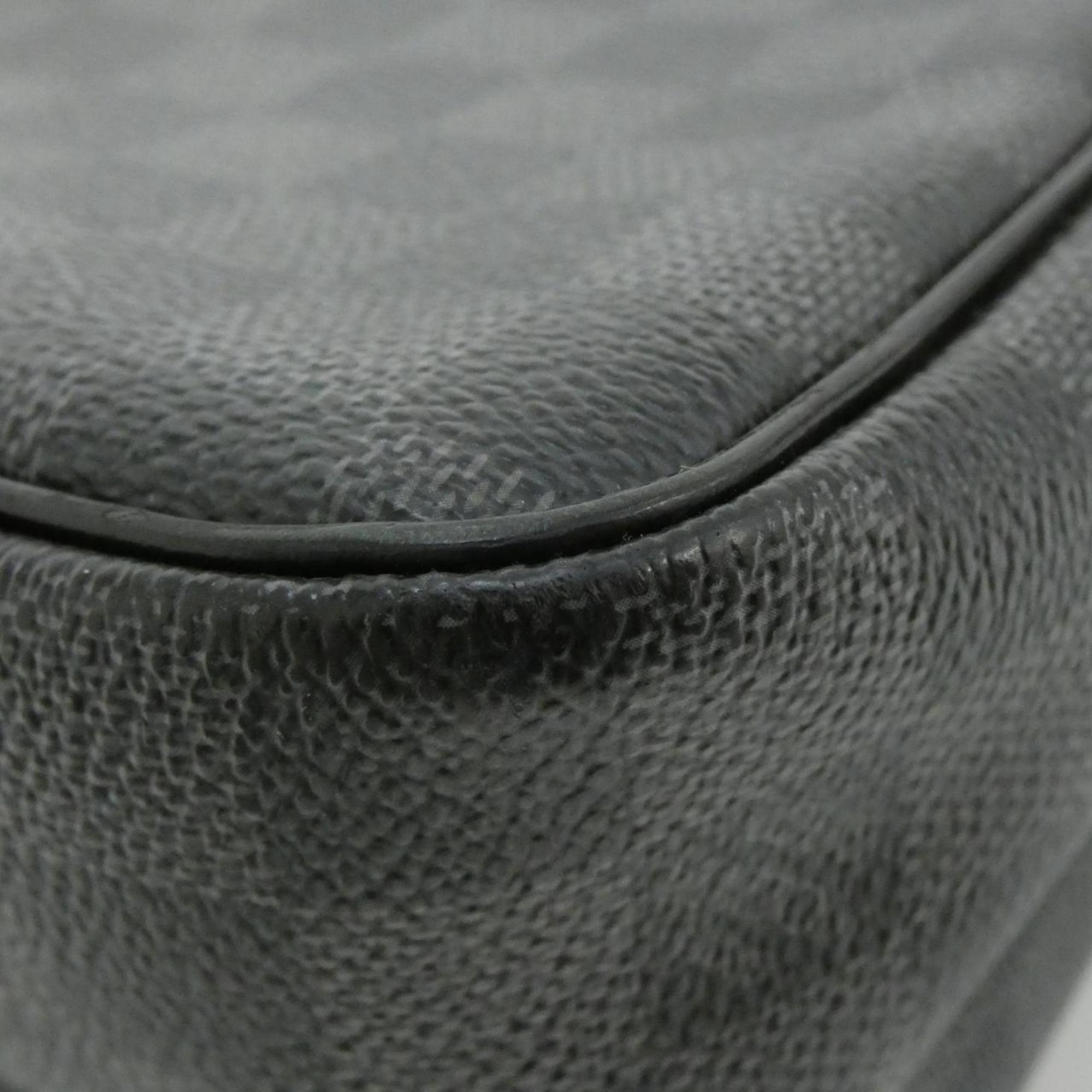 Louis Vuitton Graphite Coated Canvas Shoulder Bag (Pre-Owned)