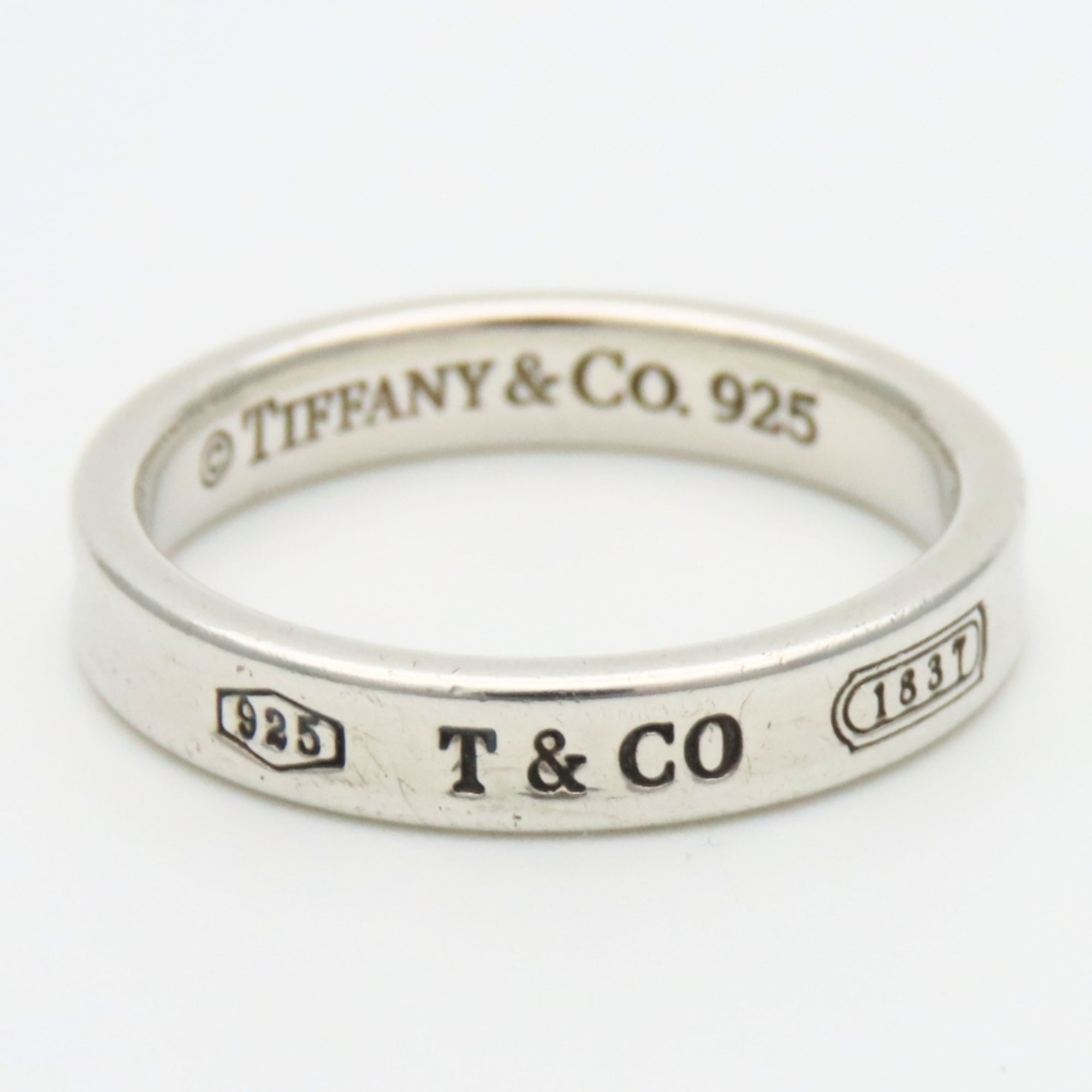 Tiffany Silver Silver 925 Band Ring (Pre-Owned)