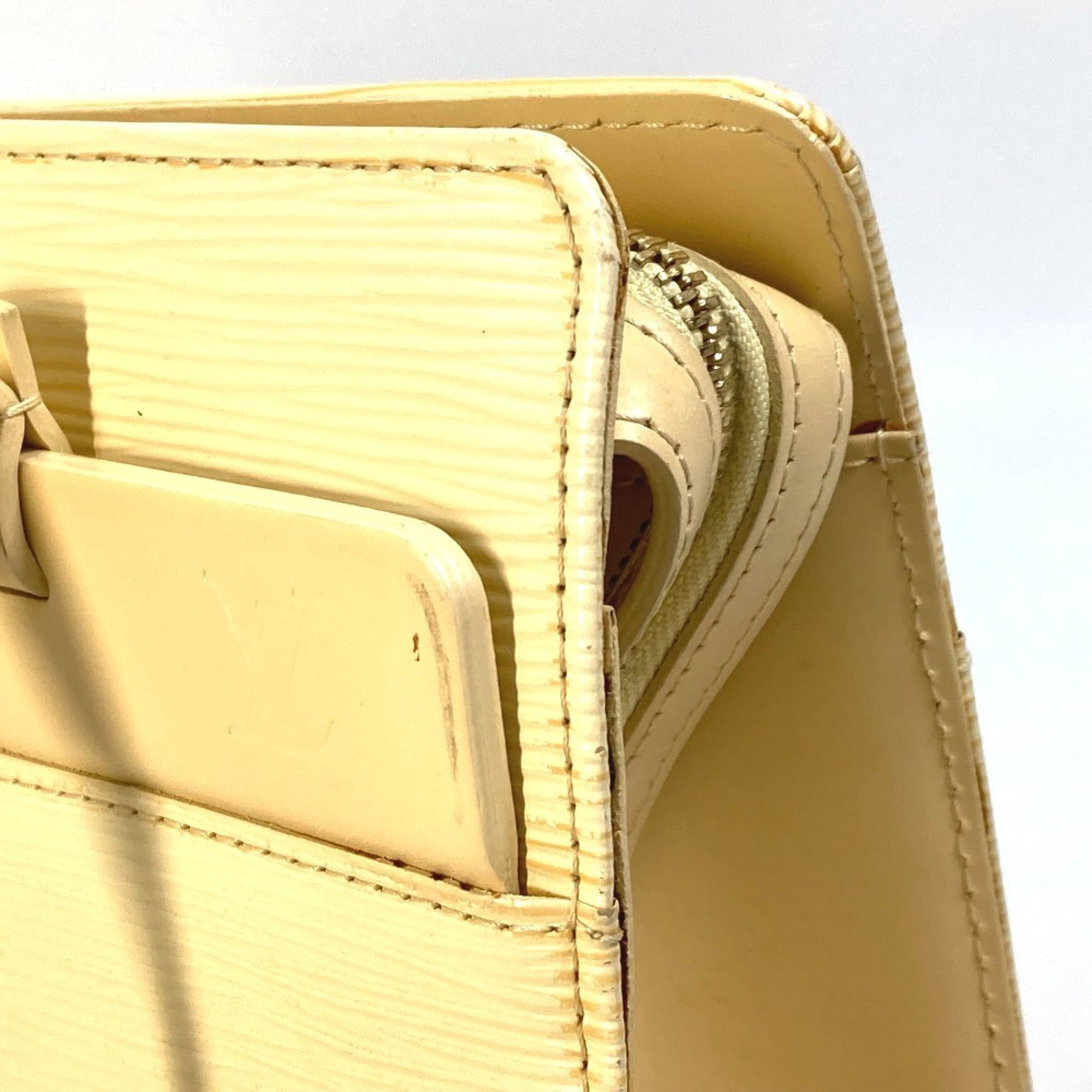 Louis Vuitton Vanilla Yellow Epi Leather Shoulder Bag Tote Bag (Pre-Owned)