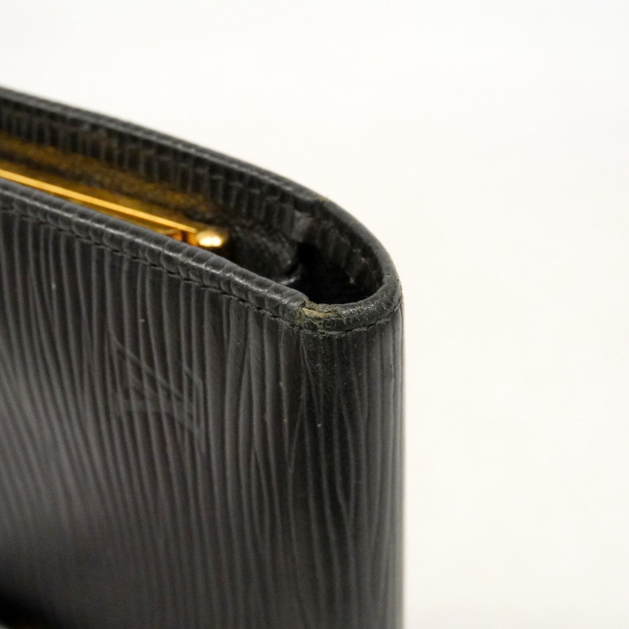 Louis Vuitton Noir Long Wallet (Bi-Fold) (Pre-Owned)