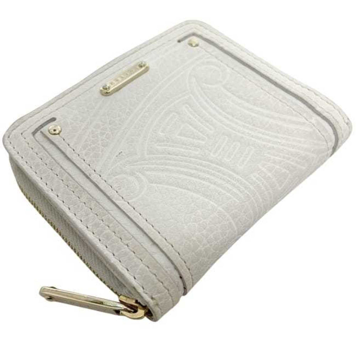 Celine White Leather Wallet (Bi-Fold) (Pre-Owned)
