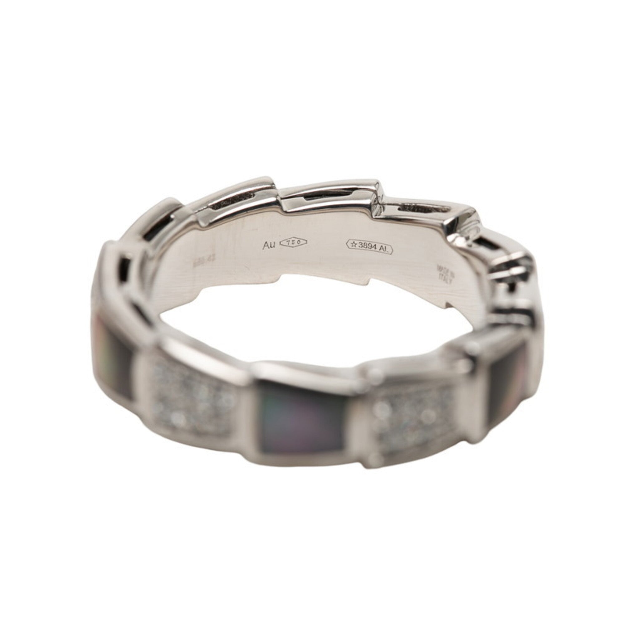 Bvlgari White Gold White Gold (18K) Band Ring (Pre-Owned)