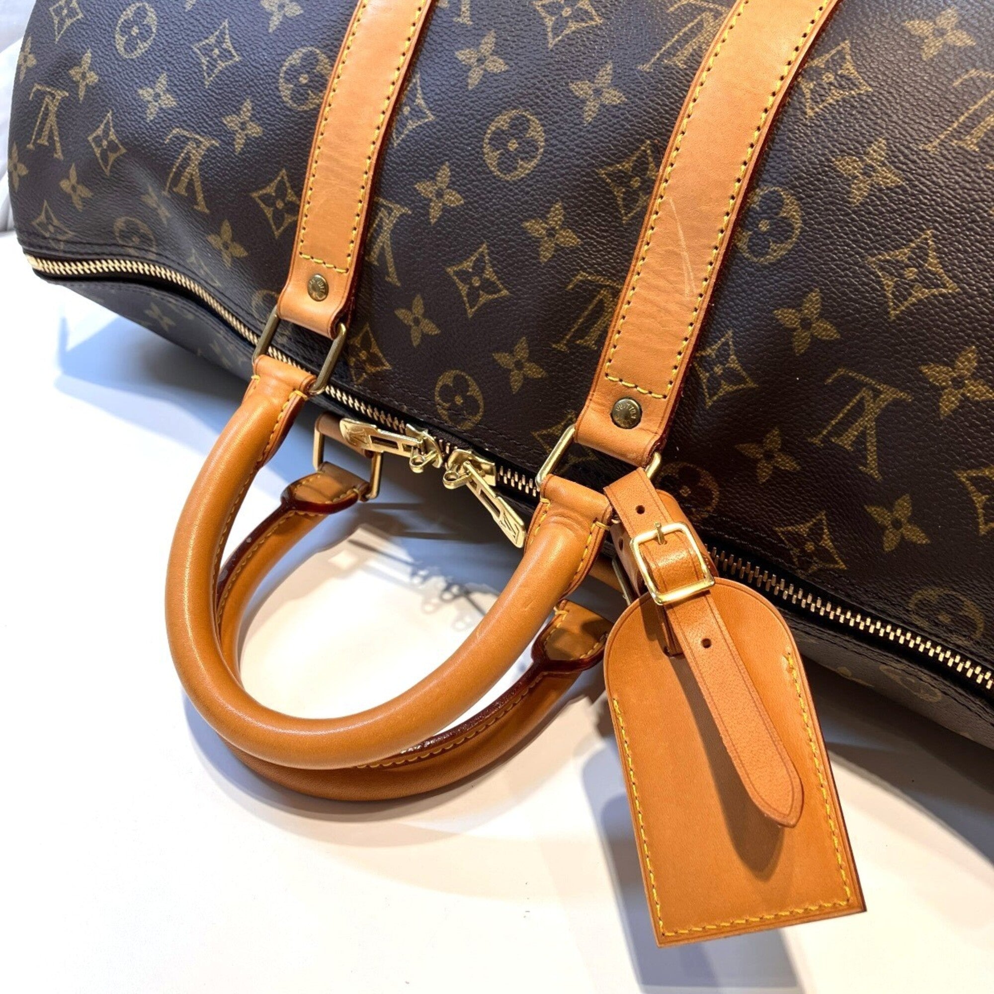 Louis Vuitton Brown Monogram Boston Bag (Pre-Owned)