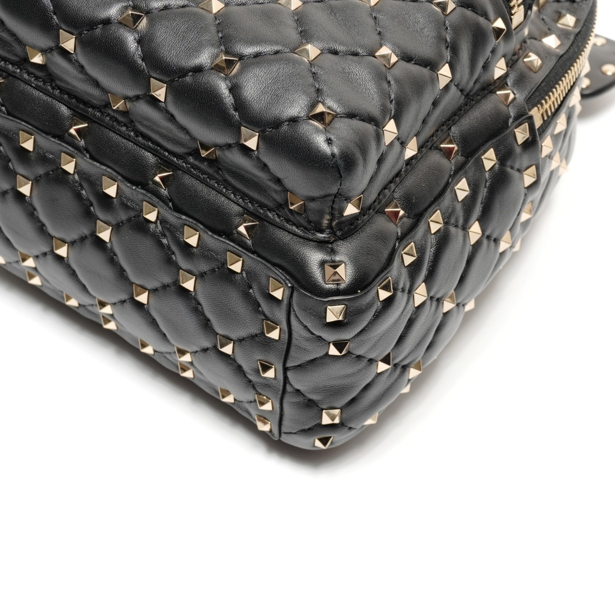 Valentino Black Leather Backpack (Pre-Owned)