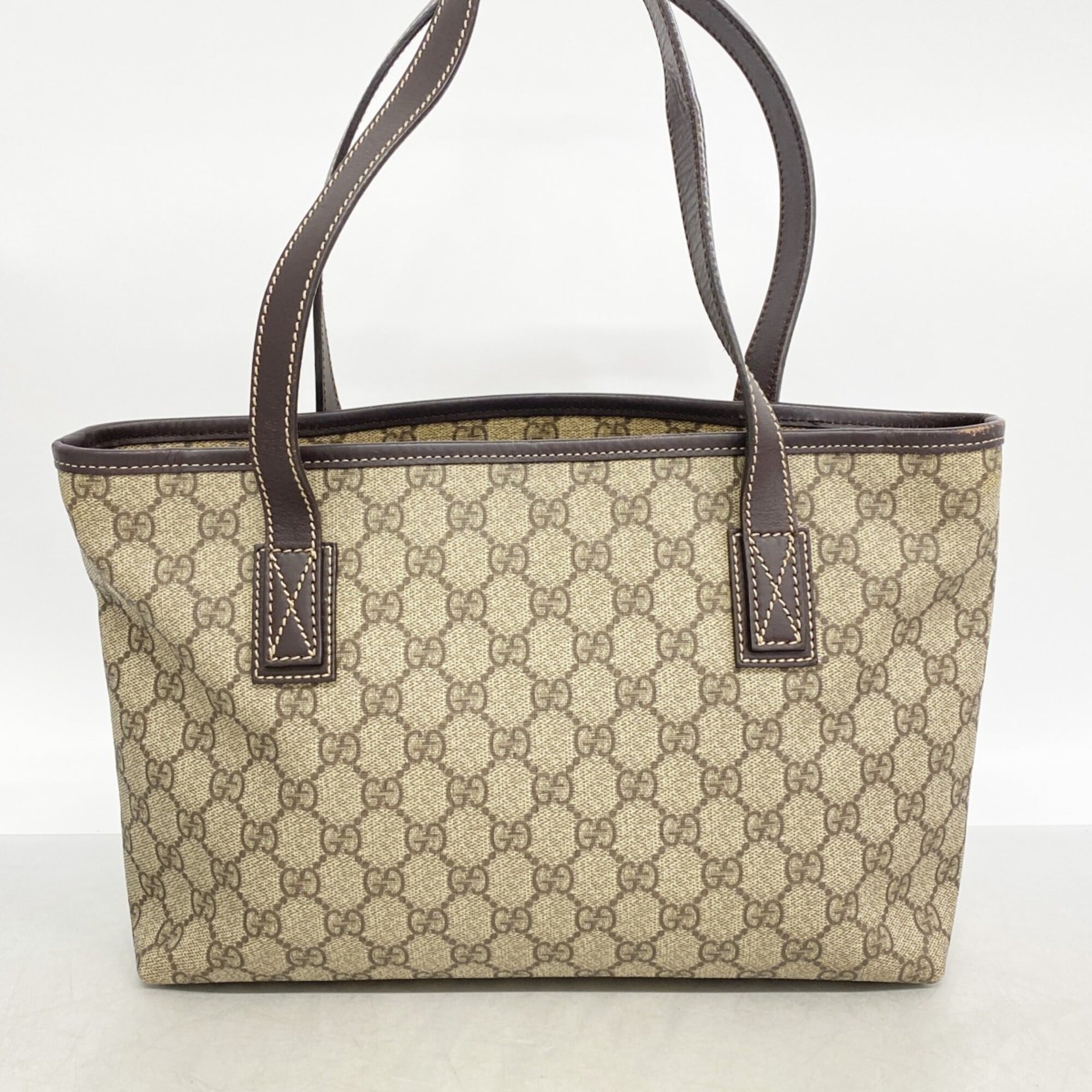 Gucci Brown Pvc Tote Bag (Pre-Owned)