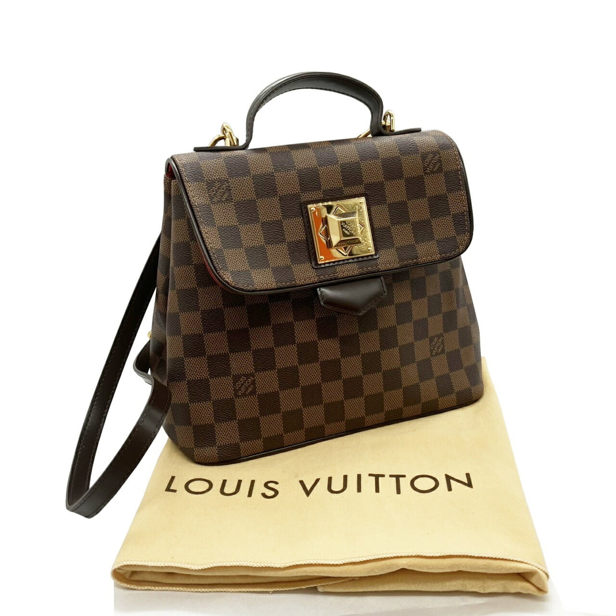 Louis Vuitton Damier Damier Canvas Ebene Shoulder Bag (Pre-Owned)