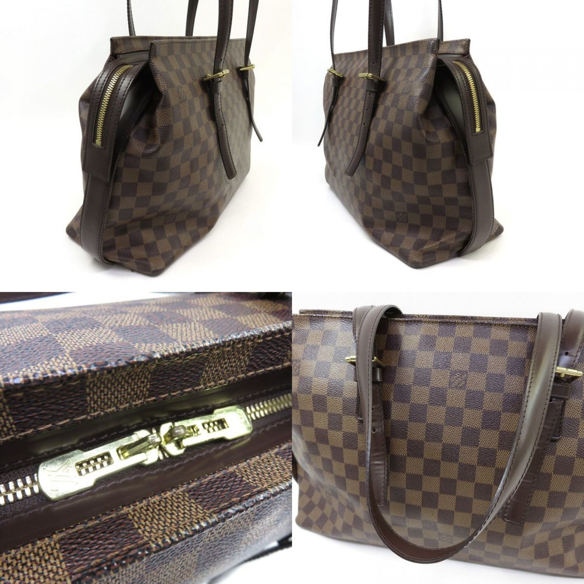 Louis Vuitton Damier Canvas Ebene Galle Damier Canvas Shoulder Bag Tote Bag (Pre-Owned)