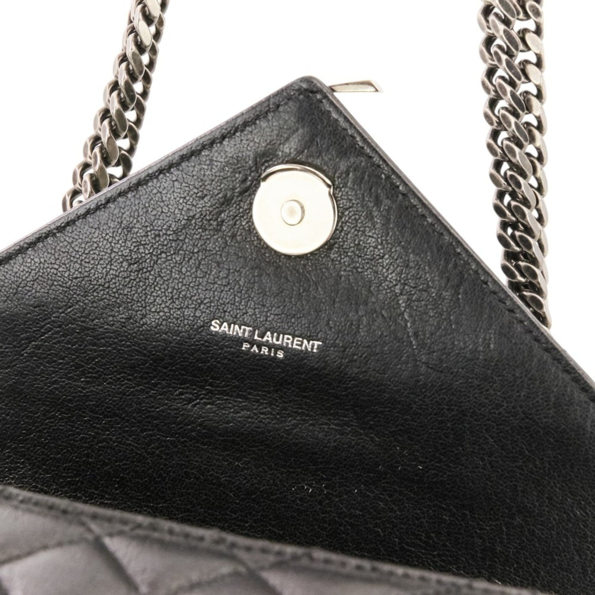Yves Saint Laurent Black Leather Shoulder Bag (Pre-Owned)