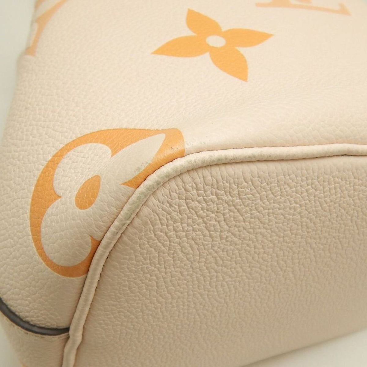 Louis Vuitton Monogram Empreinte Cream Saffron Monogram Empreinte Shoulder Bag (Pre-Owned)