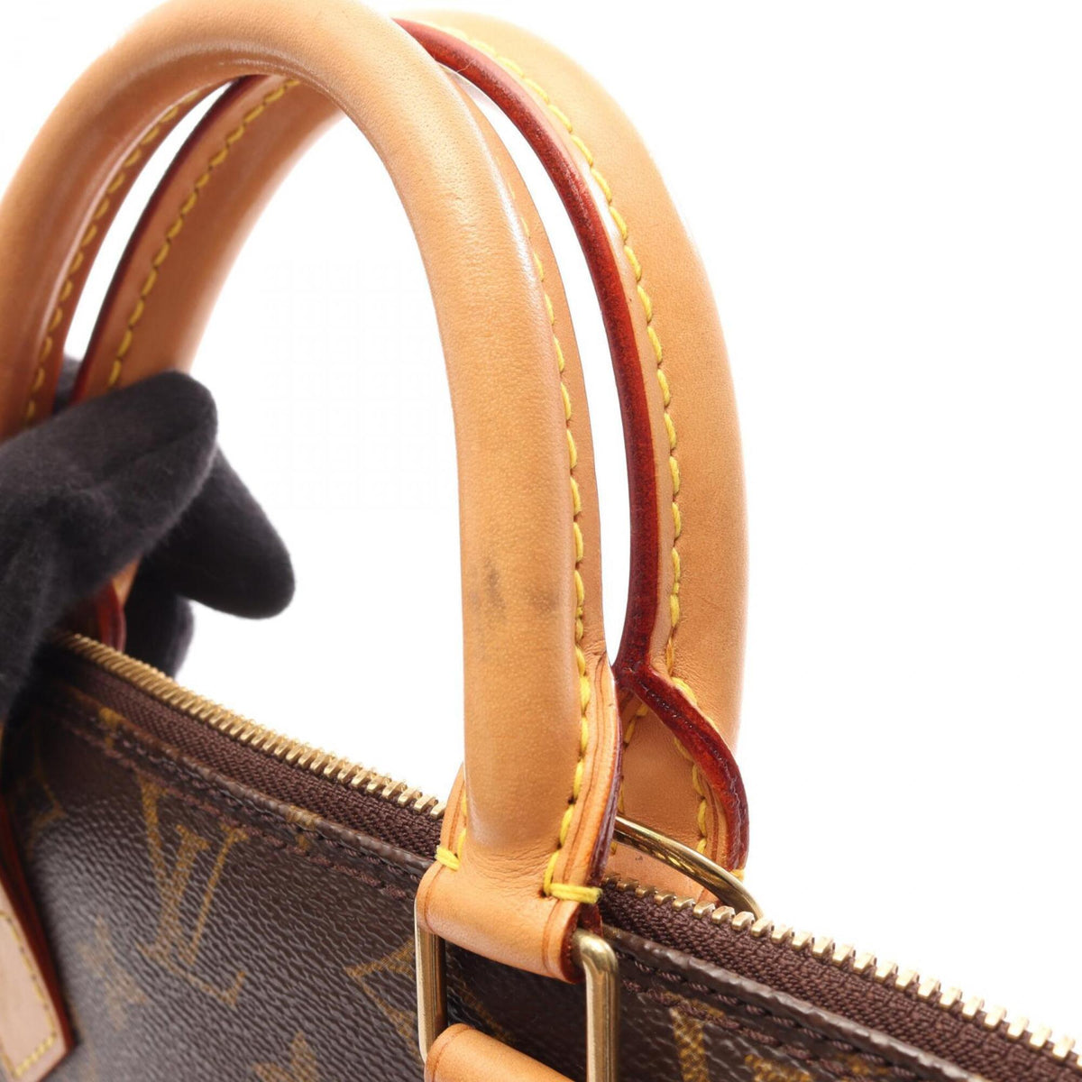 Louis Vuitton Brown Monogram Monogram Leather Handbag (Pre-Owned)