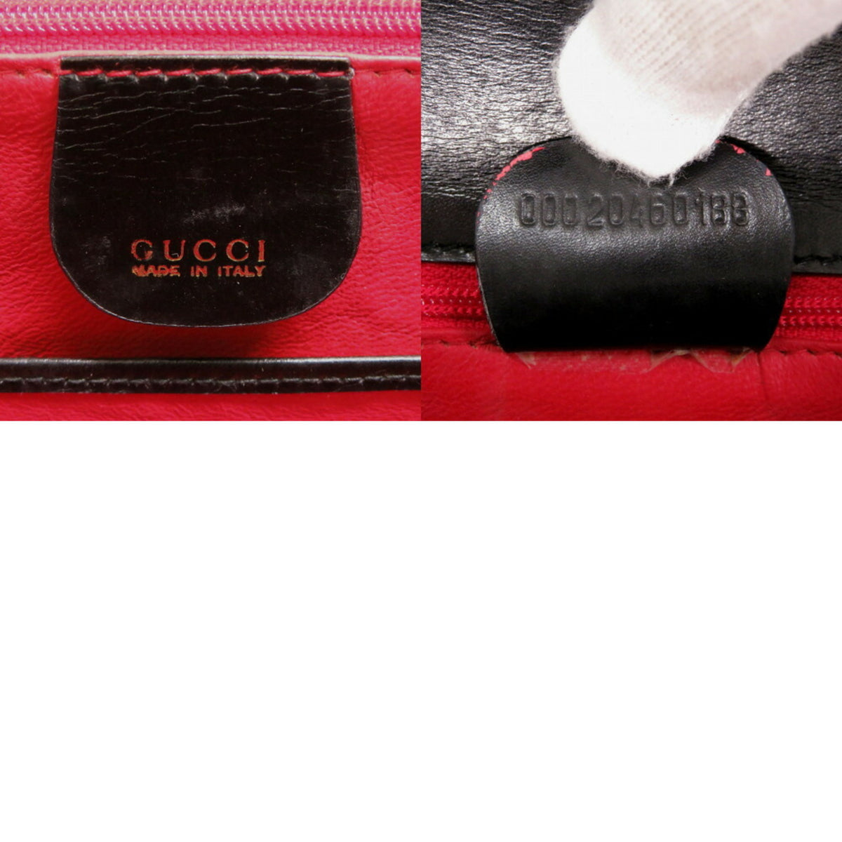Gucci Black Leather Handbag (Pre-Owned)