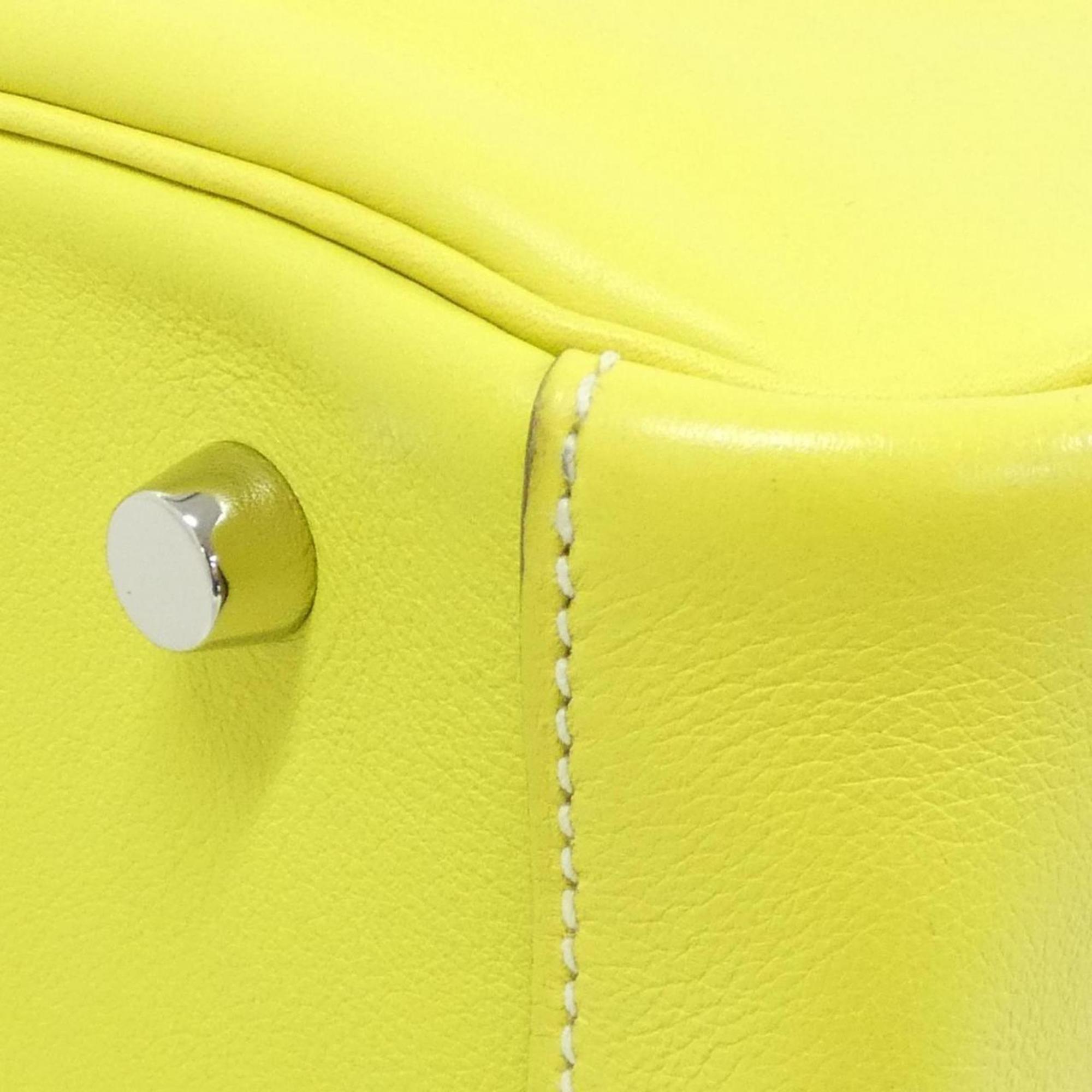 Hermes Lime Yellow Swift Leather Shoulder Bag (Pre-Owned)