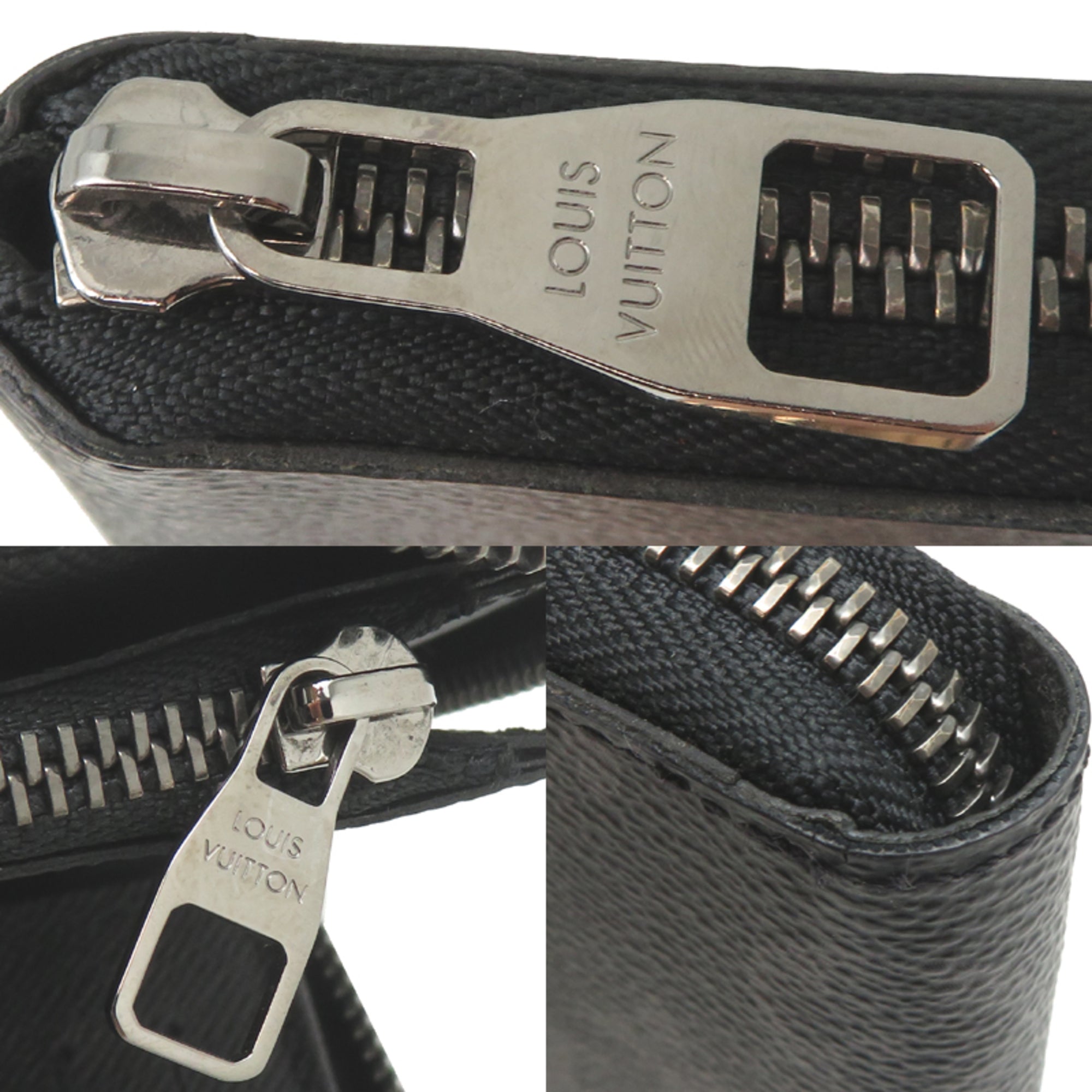 Louis Vuitton Black Monogram Eclipse Long Wallet (Bi-Fold) (Pre-Owned)