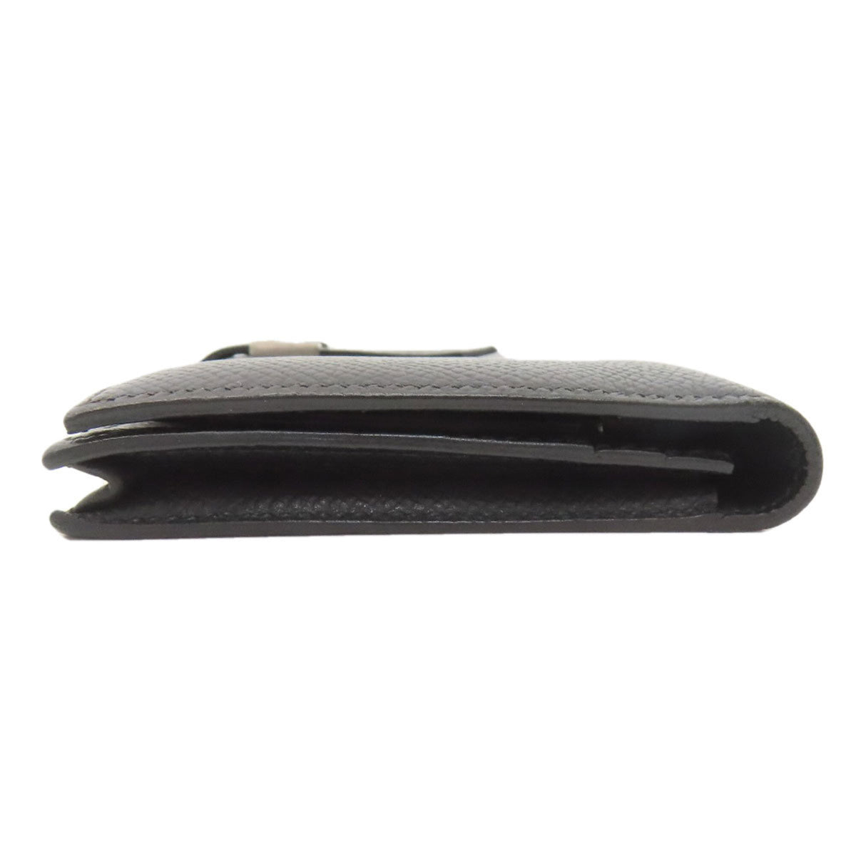 Hermes Black Epsom Leather Coin Purse/Coin Case (Pre-Owned)
