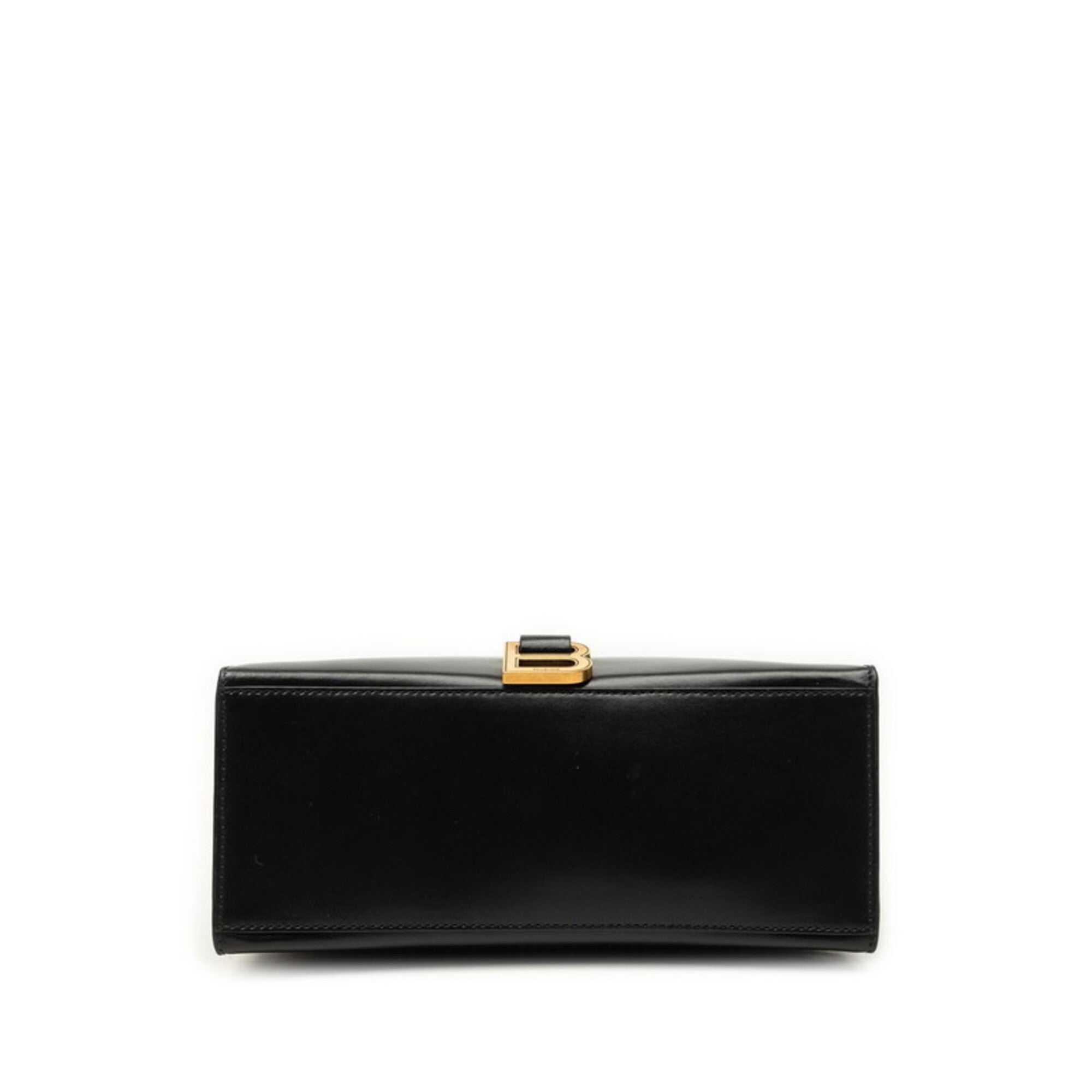 Balenciaga Black Leather Handbag Shoulder Bag (Pre-Owned)