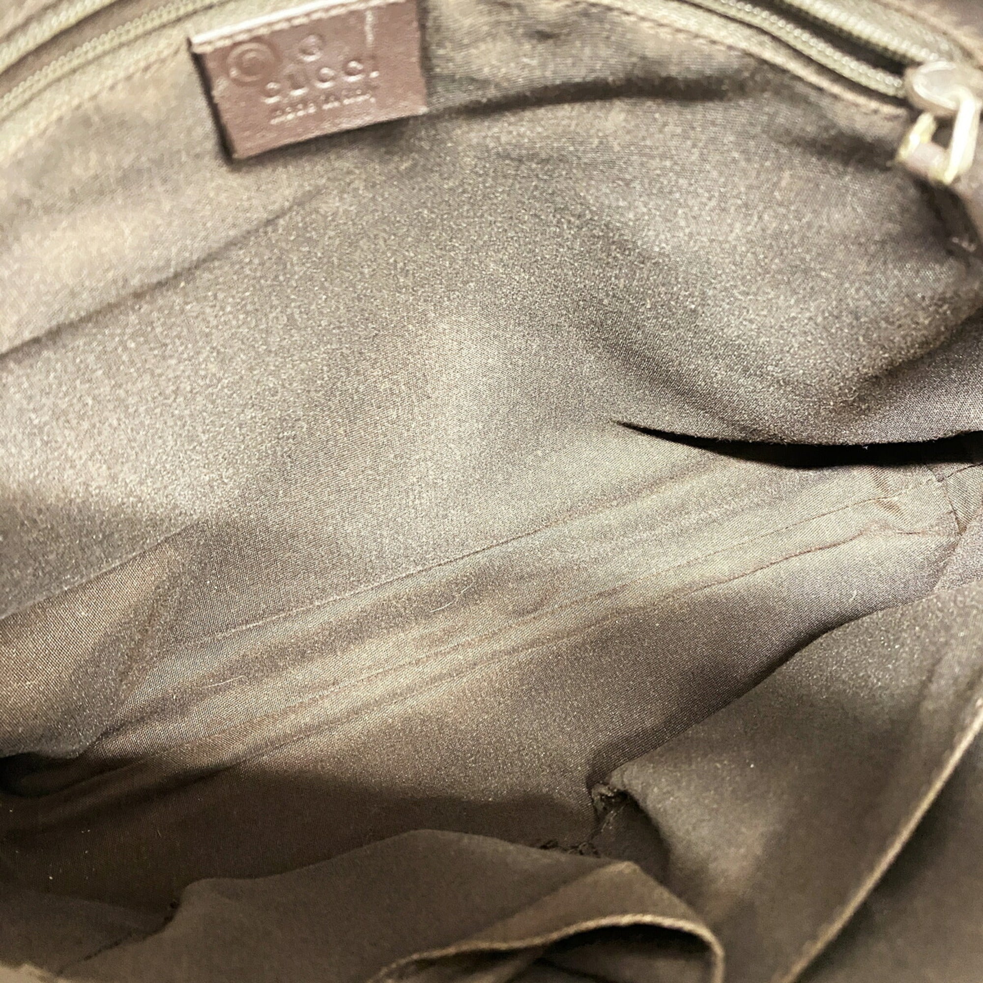 Gucci Brown Pvc Shoulder Bag (Pre-Owned)