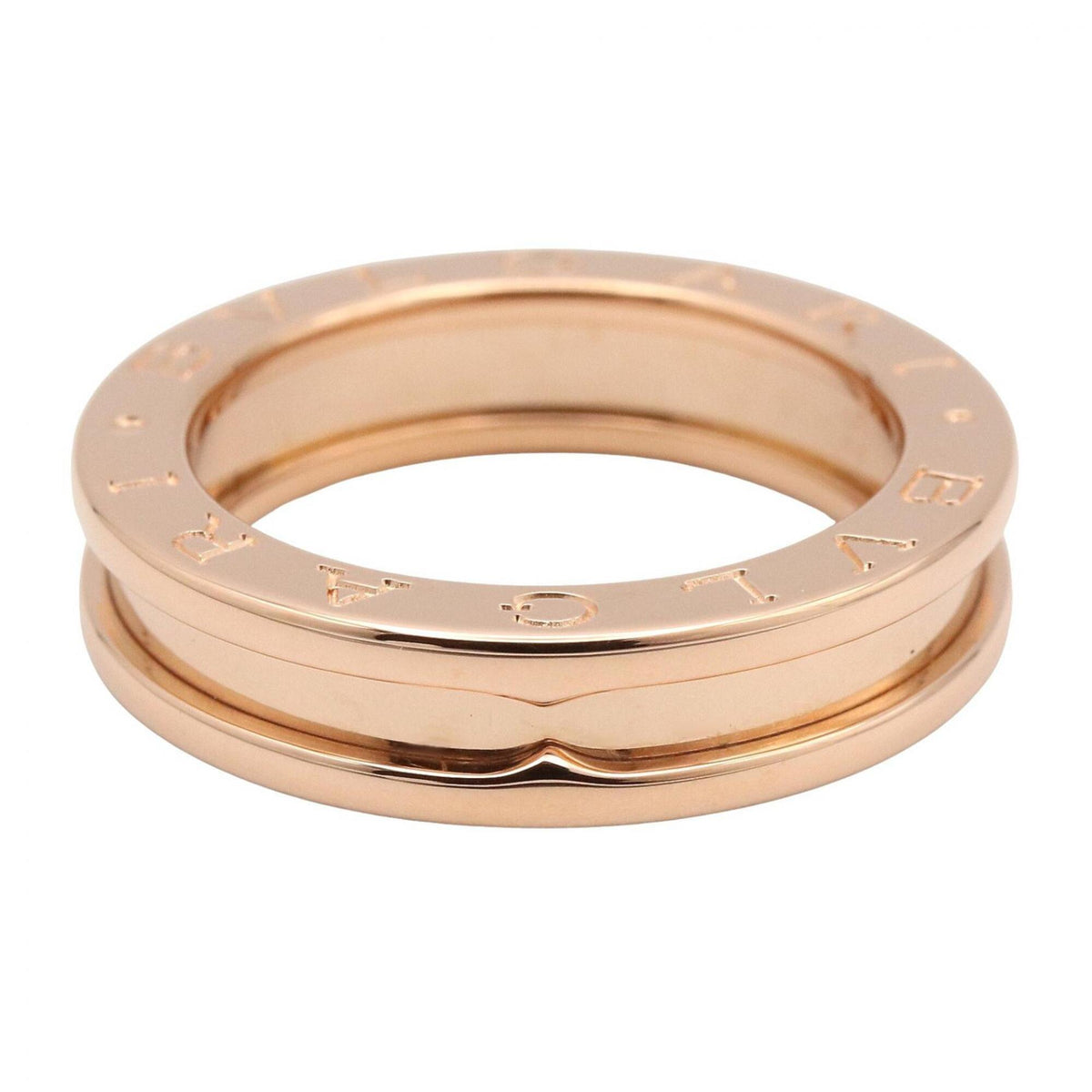 Bvlgari Gold Pink Gold (18K) Band Ring (Pre-Owned)