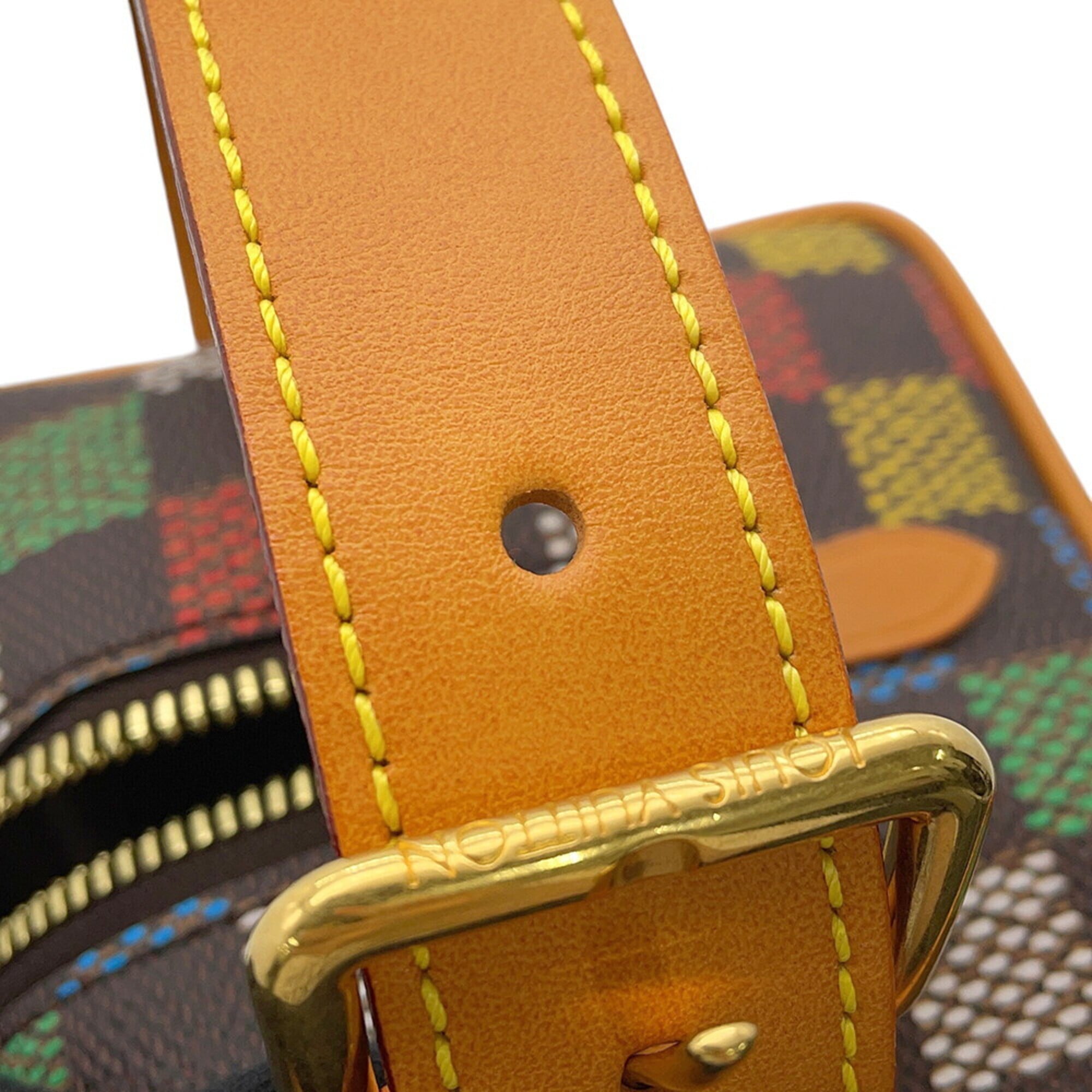 Louis Vuitton Damier Brown Damier Canvas Ebene Multi-Color Handbag (Pre-Owned)