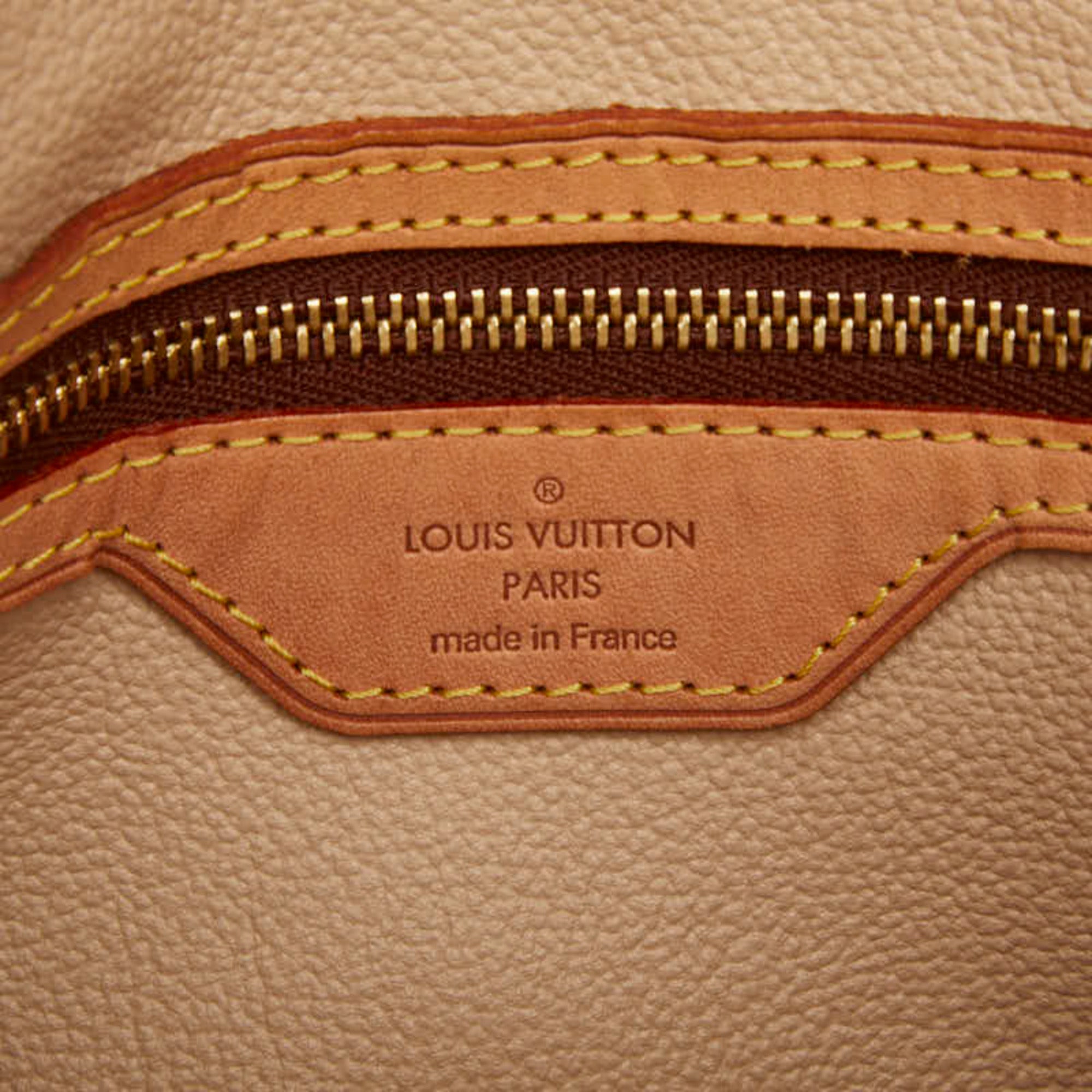 Louis Vuitton Brown Pvc Leather Pouch Shoulder Bag (Pre-Owned)