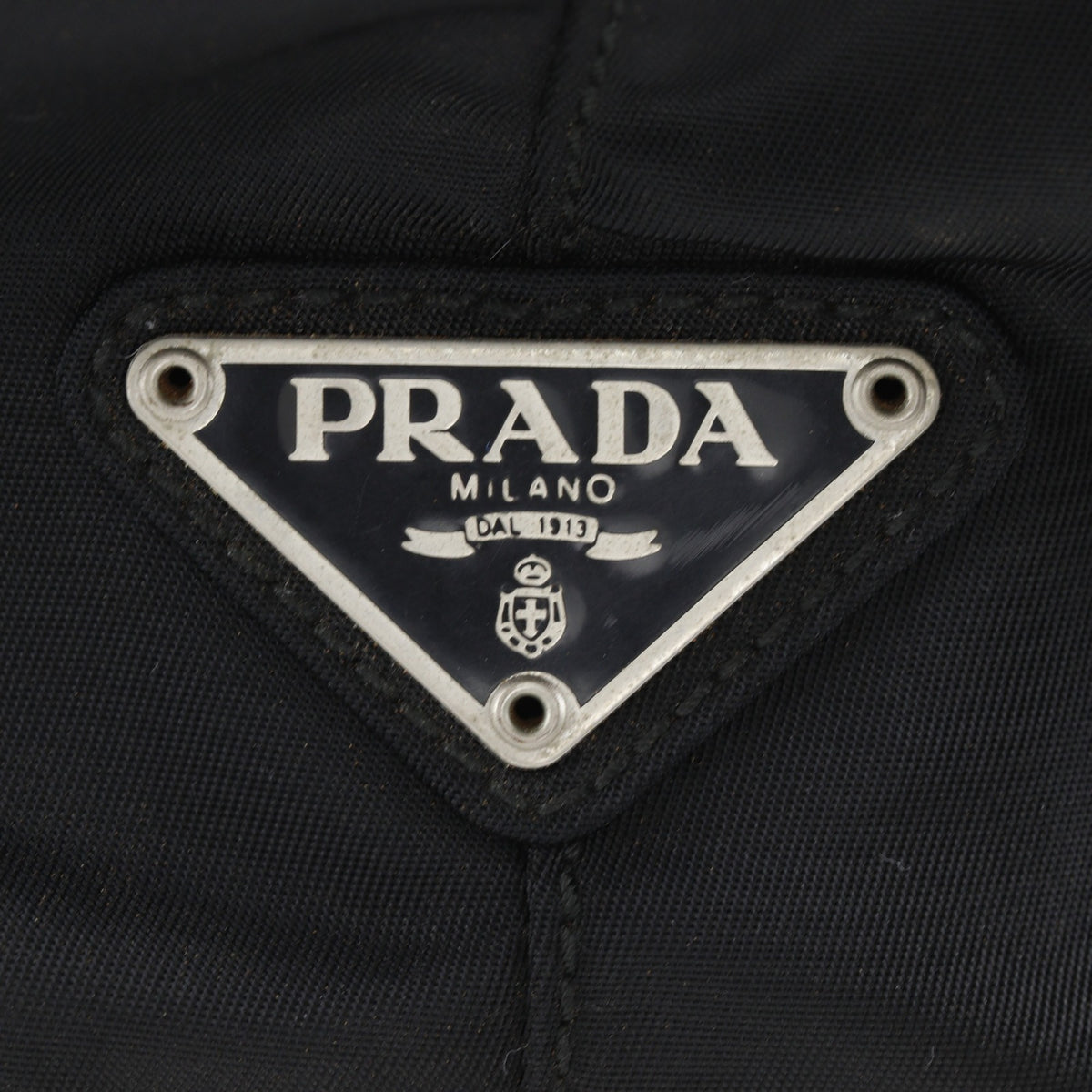 Prada Black Nylon Plastic Handbag (Pre-Owned)