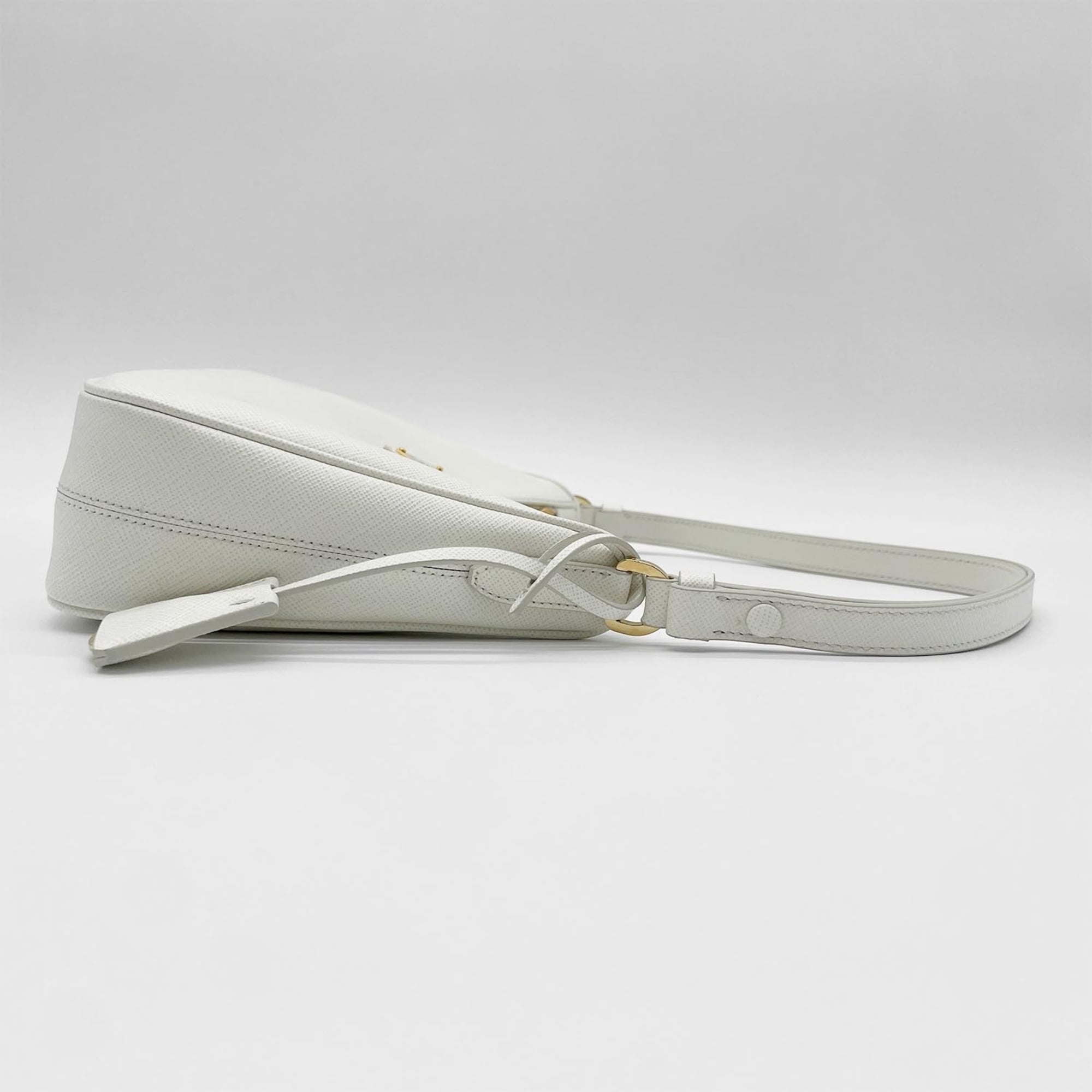 Prada White Leather Handbag (Pre-Owned)